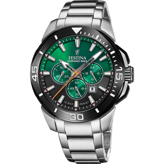 Festina RELOJ PARA HOMBRE FESTINA CHRONO BIKE VERDE CON CORREA DE ACERO F20641/B