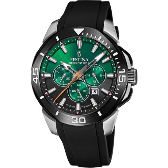Festina RELOJ PARA HOMBRE FESTINA CHRONO BIKE VERDE CON CORREA DE ACERO F20642/C
