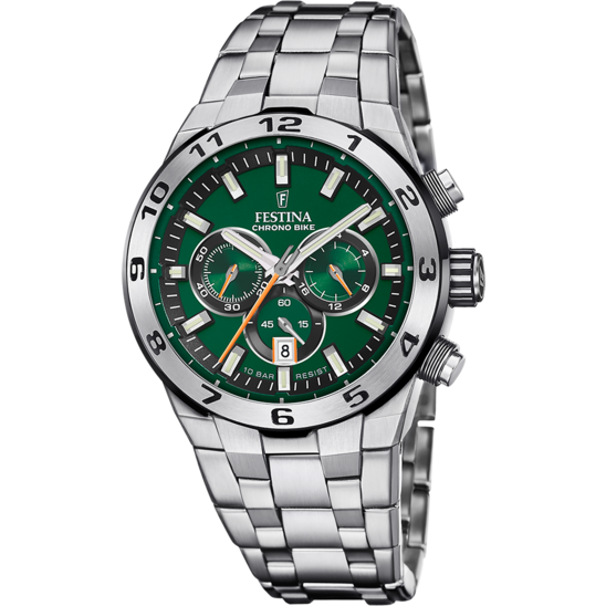 Festina RELOJ PARA HOMBRE FESTINA CHRONO BIKE VERDE CON CORREA DE ACERO F20670/2