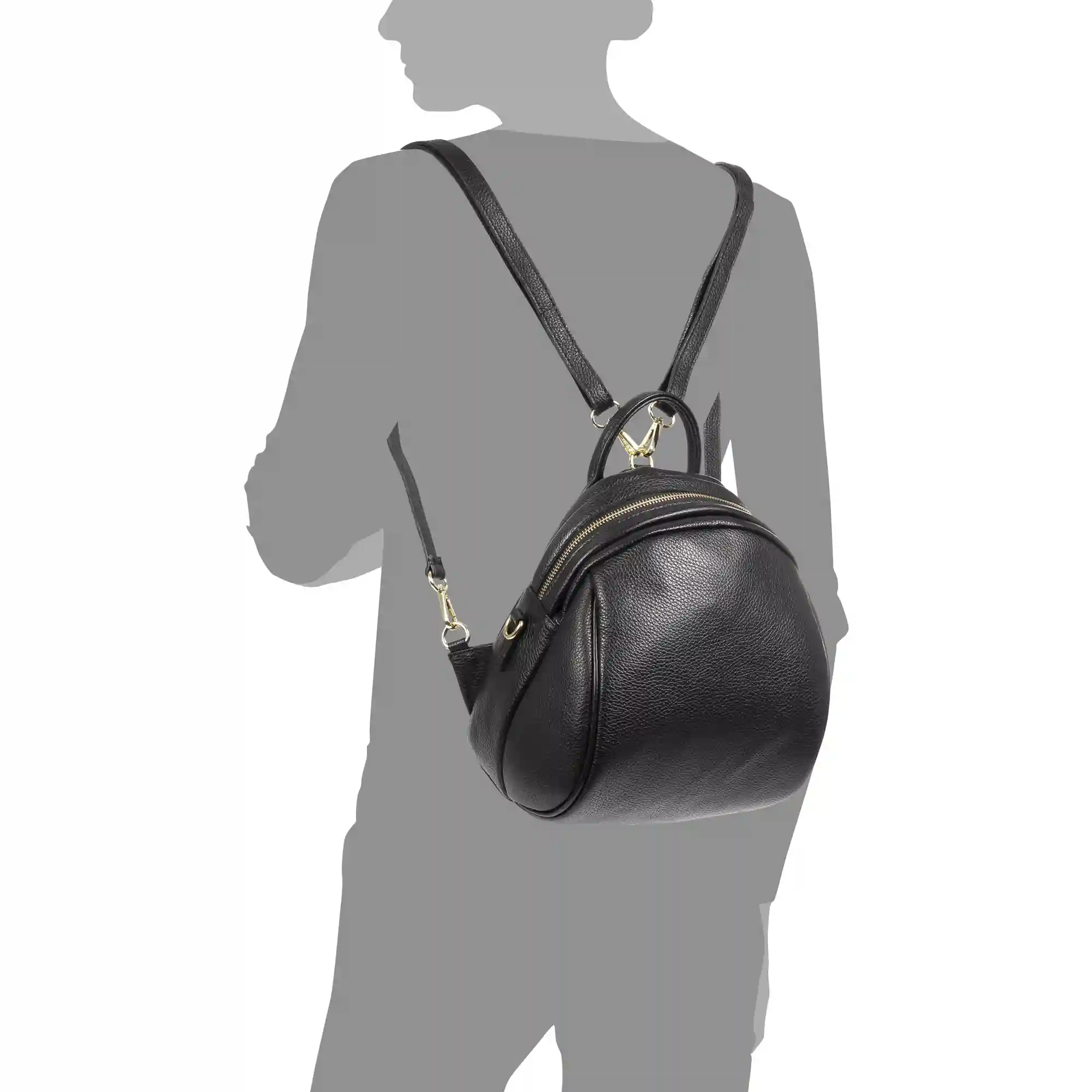 Firenze Artegiani Acquaro Bolso Mochila Piel Auténtica Dollaro