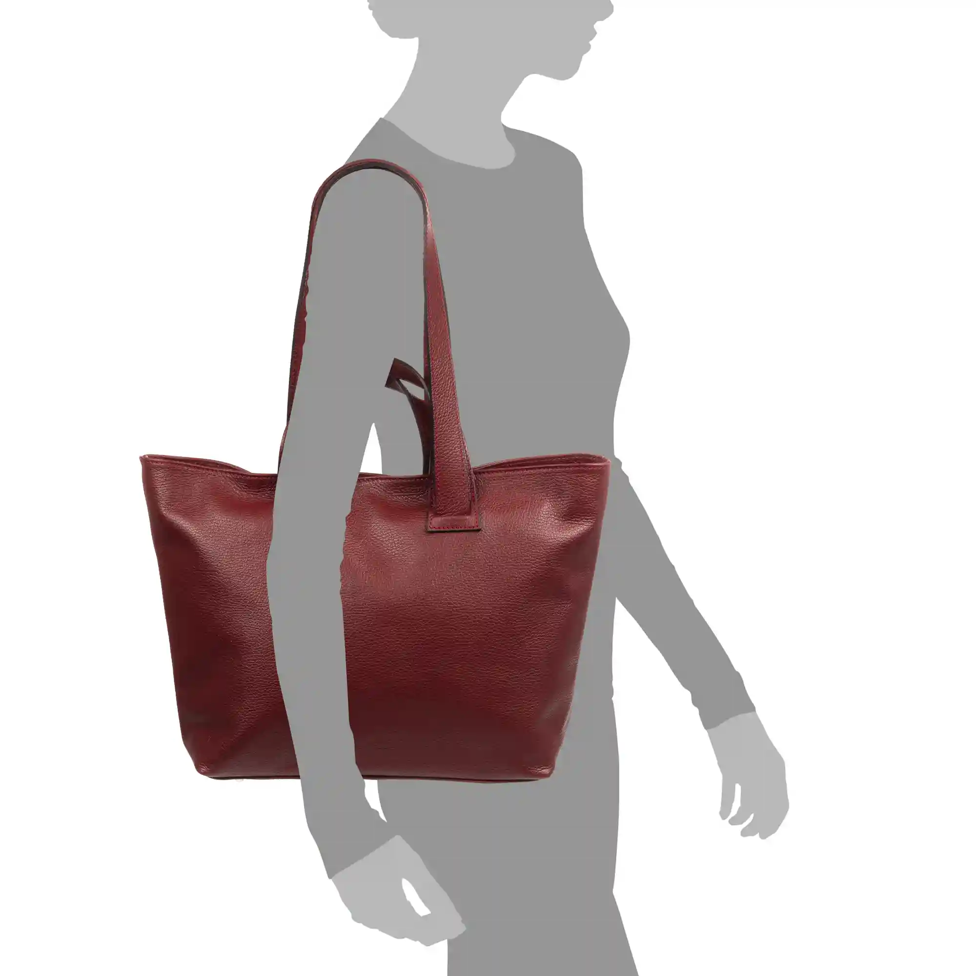 Firenze Artegiani Agliè Bolso Shopper Mujer. Piel Auténtica Dollaro