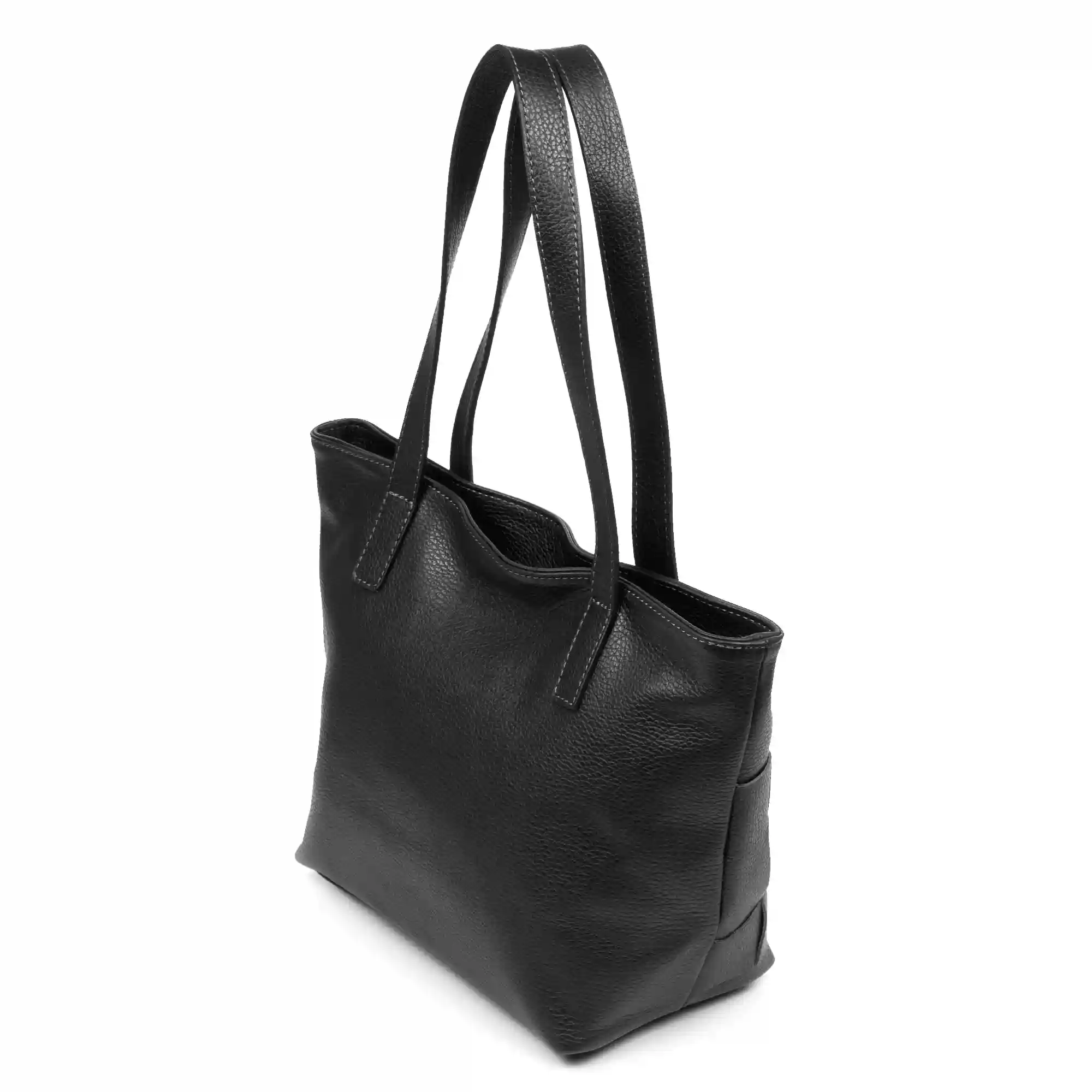 Firenze Artegiani Agnone Bolso Shopper Mujer. Piel Auténtica Acabado Dollaro