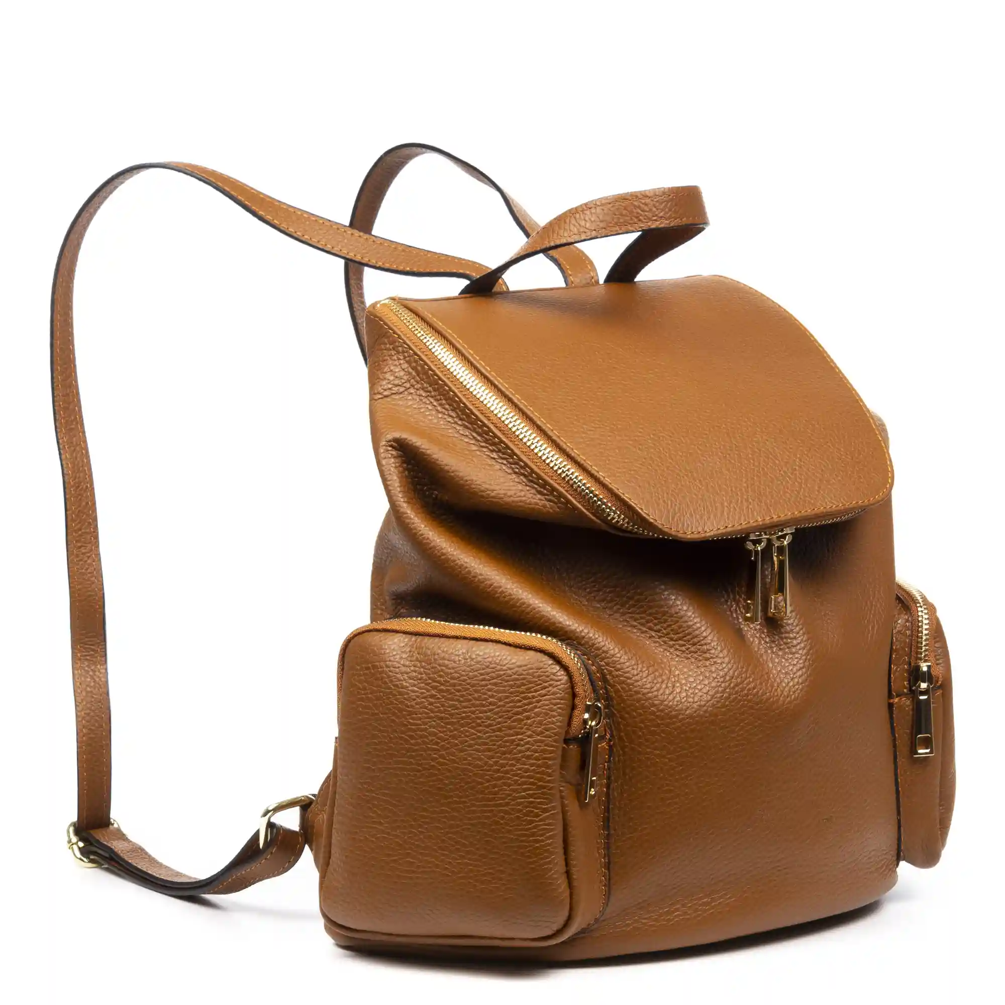 Firenze Artegiani Agnosine Bolso Mochila Mujer. Piel Auténtica Dollaro