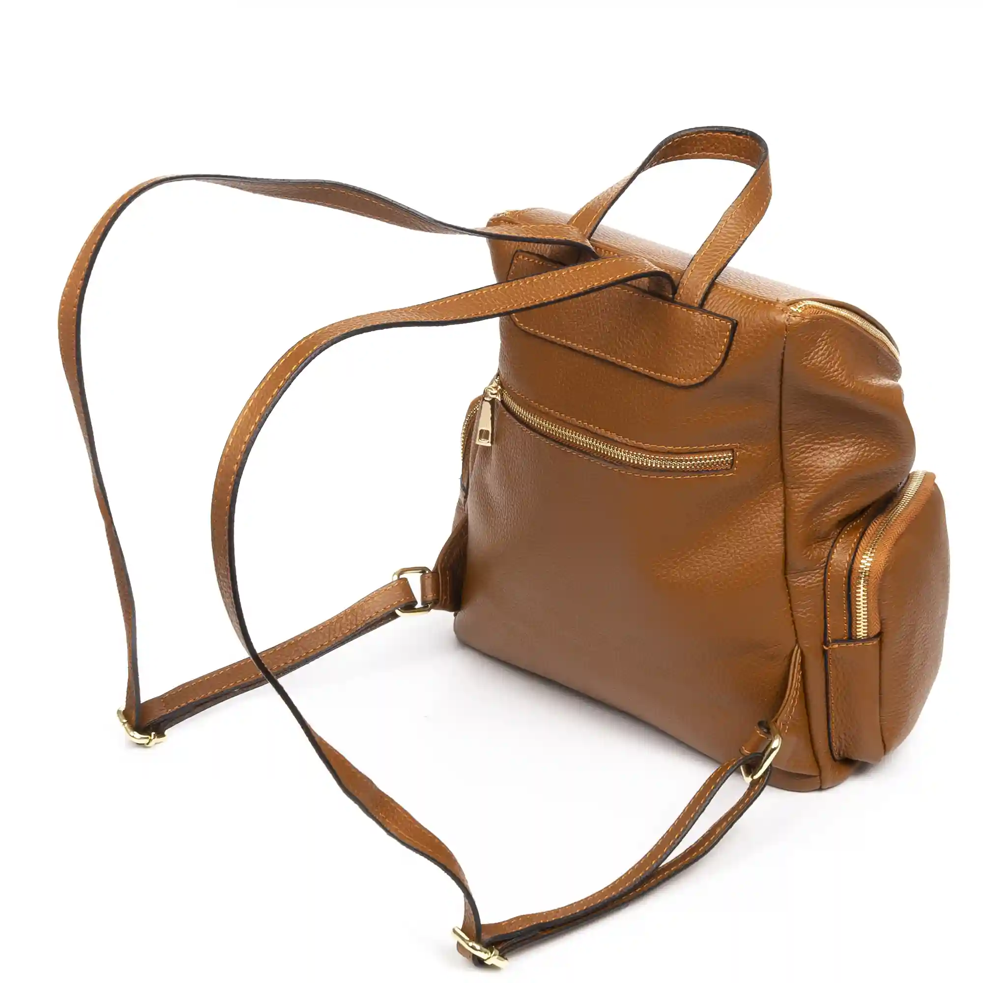 Firenze Artegiani Agnosine Bolso Mochila Mujer. Piel Auténtica Dollaro