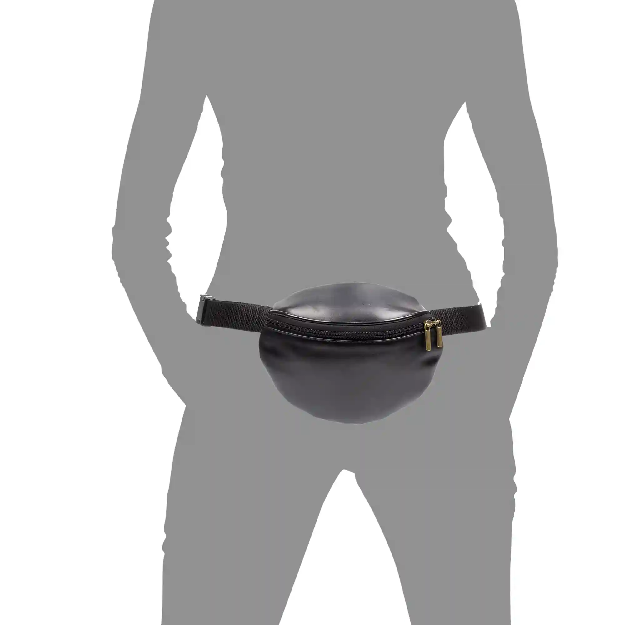 Firenze Artegiani Airasca Riñonera De Piel Auténtica Acabado Sauvage