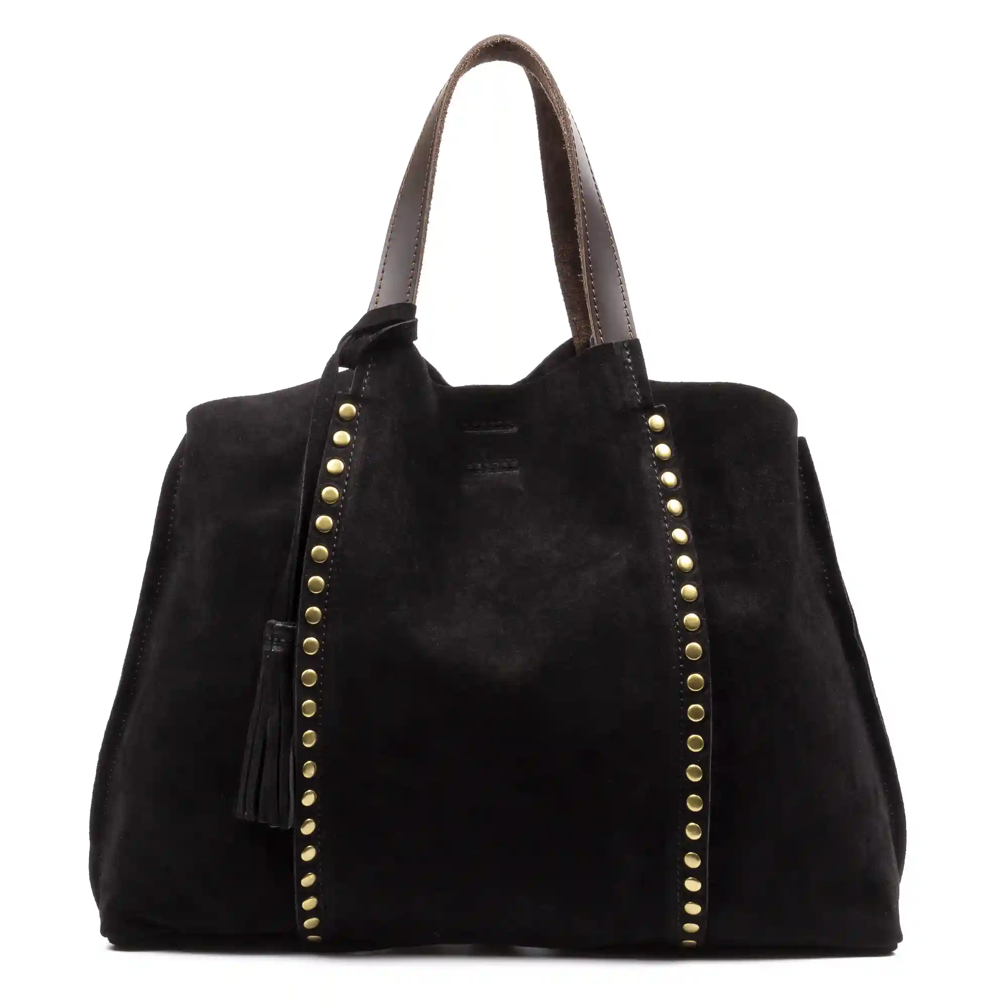 Firenze artegiani Airola Bolso Shopper mujer. Tejido Gamuza sin acabado