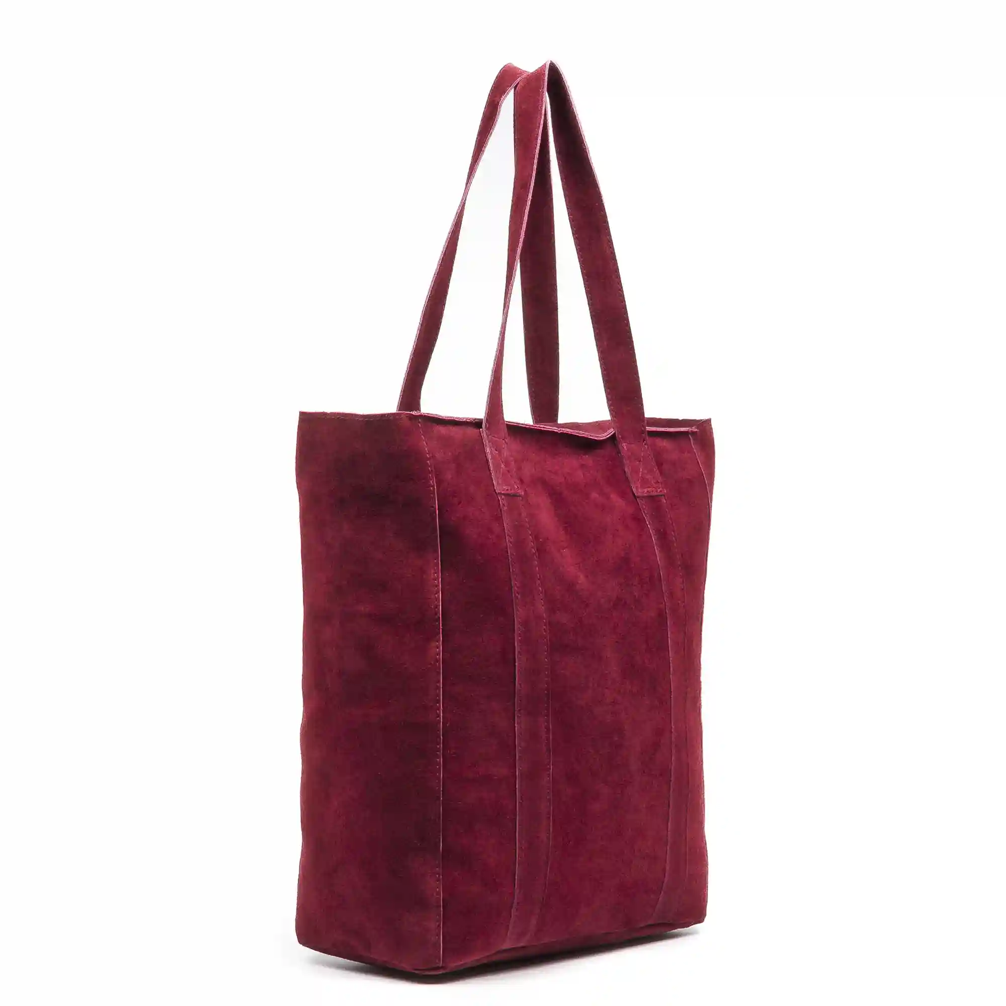 Firenze Artegiani Albagiara Bolso Shopper Mujer. Piel Auténtica Gamuza