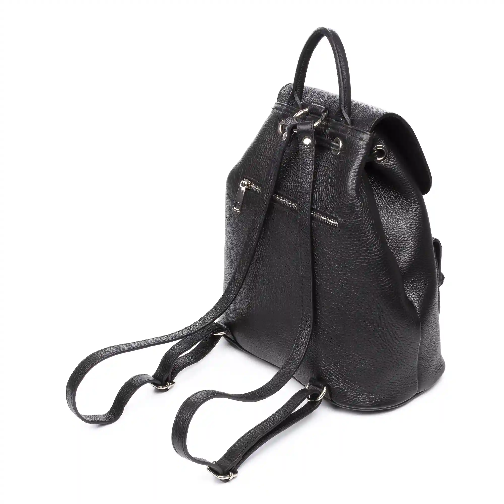 Firenze Artegiani Albiense Bolso Mochila De Mujer. Piel Auténtica Acabado Dollaro