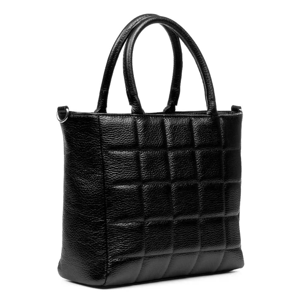 Firenze Artegiani Albizzate Bolso Tote De Mujer. Piel Auténtica Acabado Dollaro Acolchado