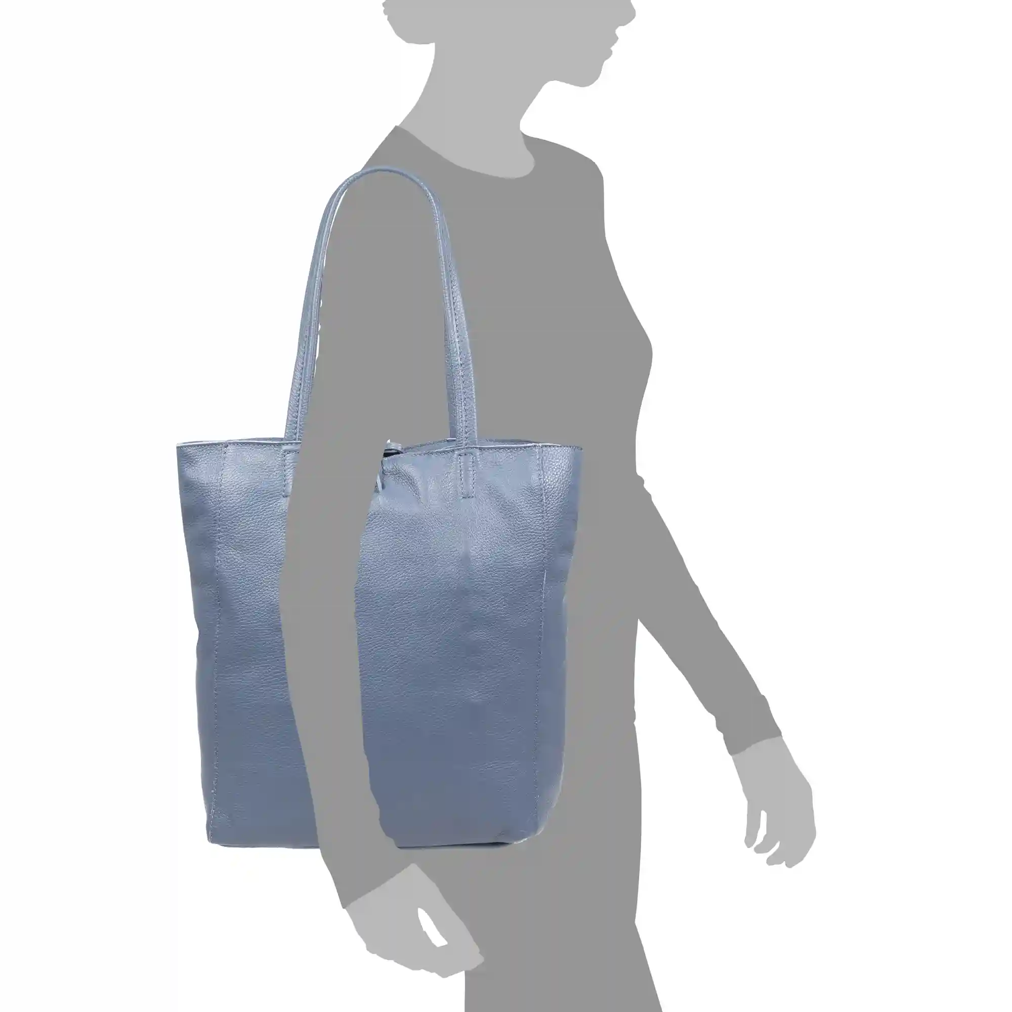 Firenze Artegiani Allai Bolso Shopper Mujer. Piel Auténtica Dollaro