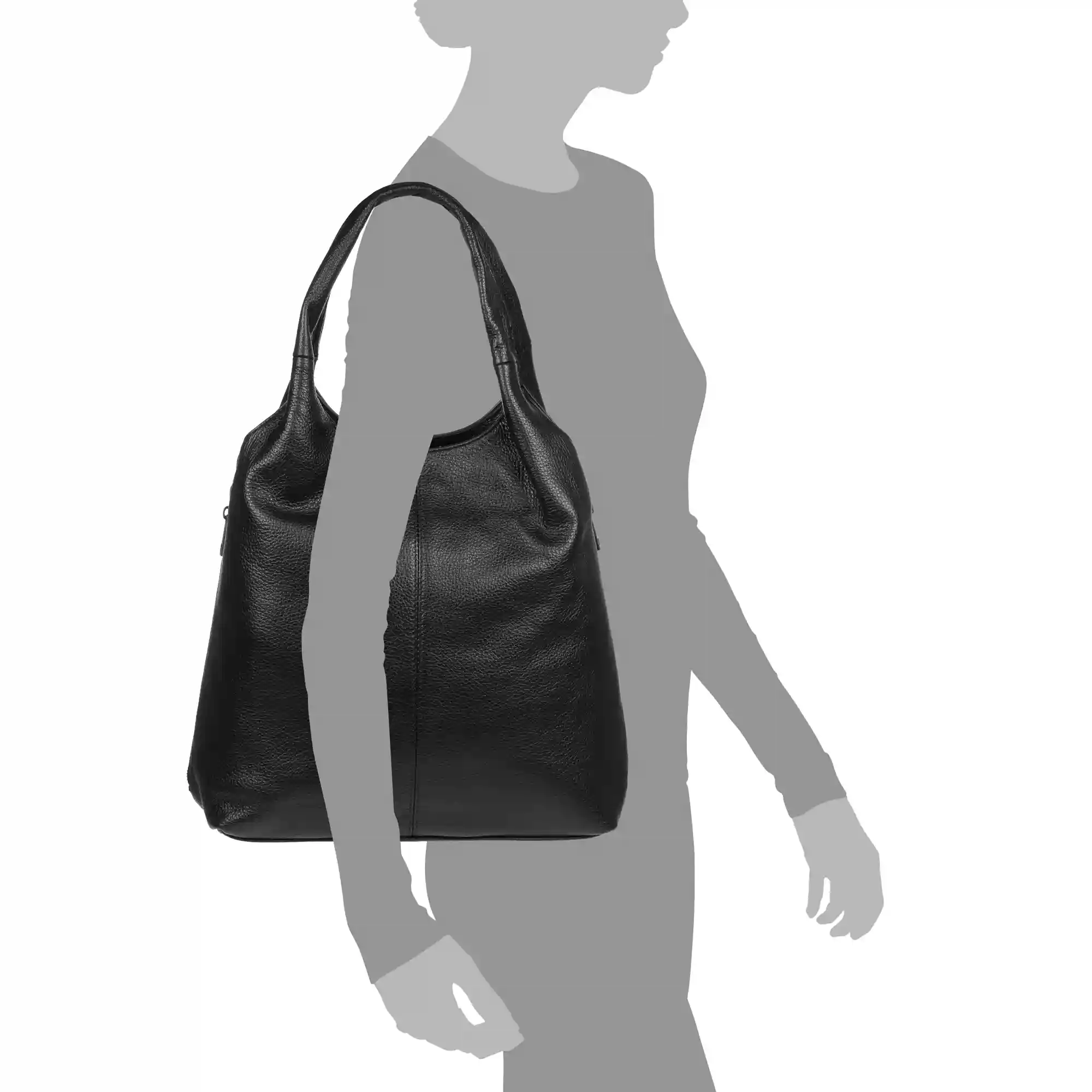 Firenze Artegiani Alliste Bolso Shopper Mujer. Piel Auténtica Dollaro