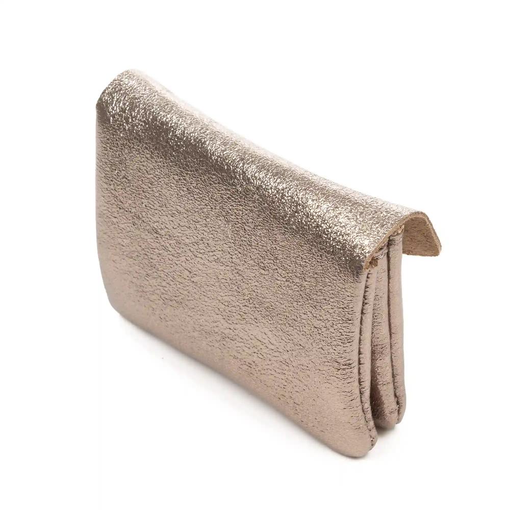 Firenze Artegiani Alpignano Monedero Mujer. Piel Auténtica Gamuza Lacada Brillante