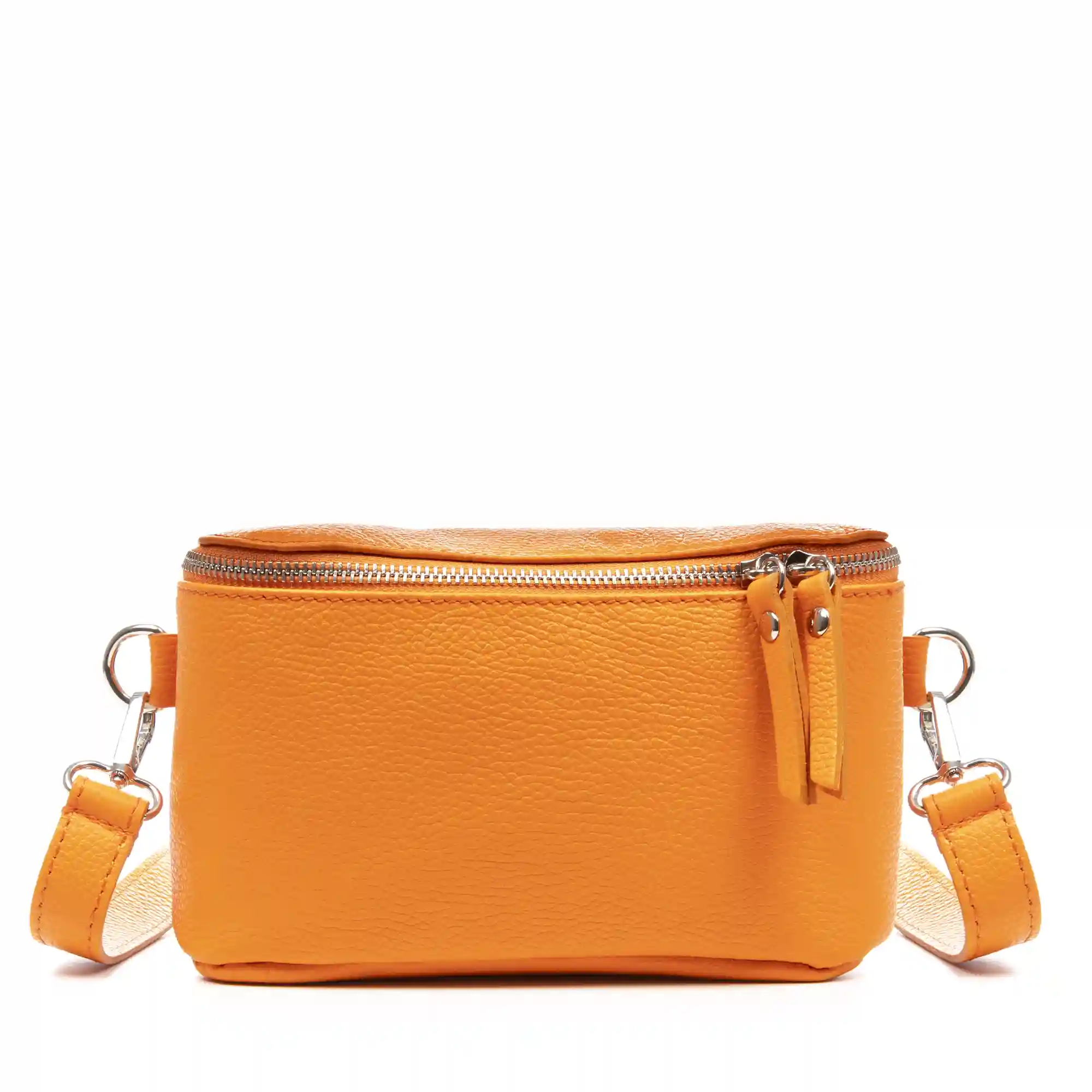 Firenze artegiani Altidona riñonera de moda Unisex. Piel auténtica Dollaro