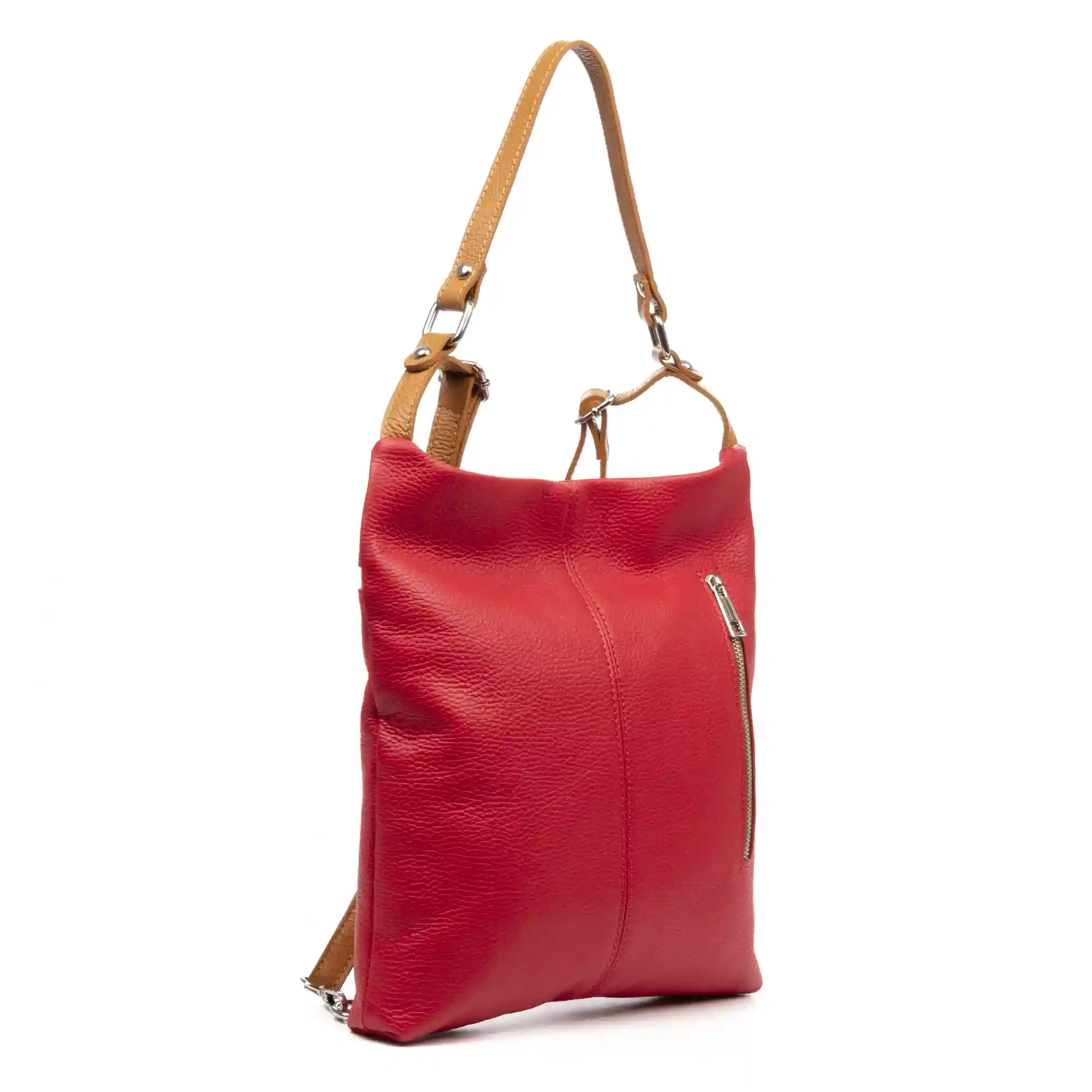 Firenze Artegiani Alto Bolso Mochila Y Bolso De Hombro Mujer. Piel Auténtica Dollaro