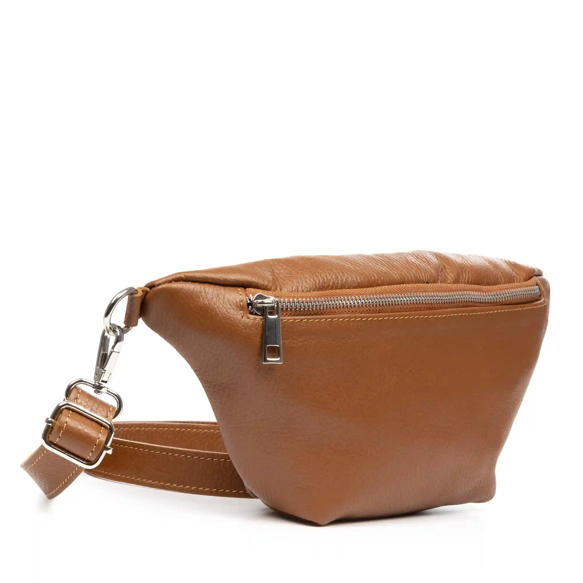 Firenze Artegiani Amandola Riñonera De Moda Unisex. Piel Auténtica Dollaro