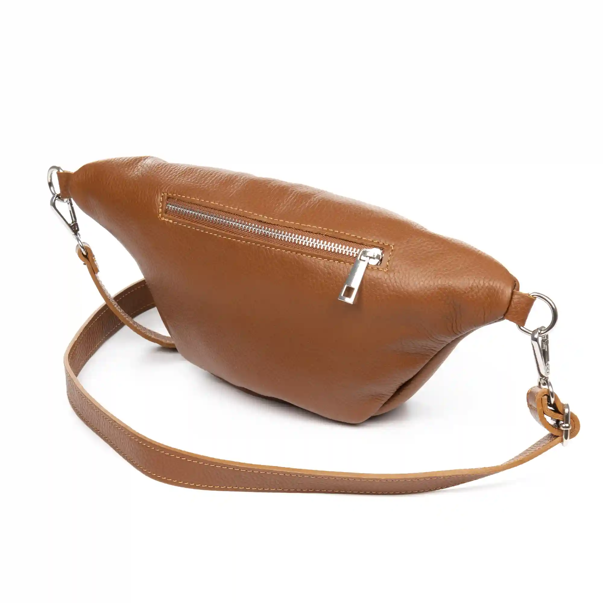 Firenze Artegiani Amandola Riñonera De Moda Unisex. Piel Auténtica Dollaro