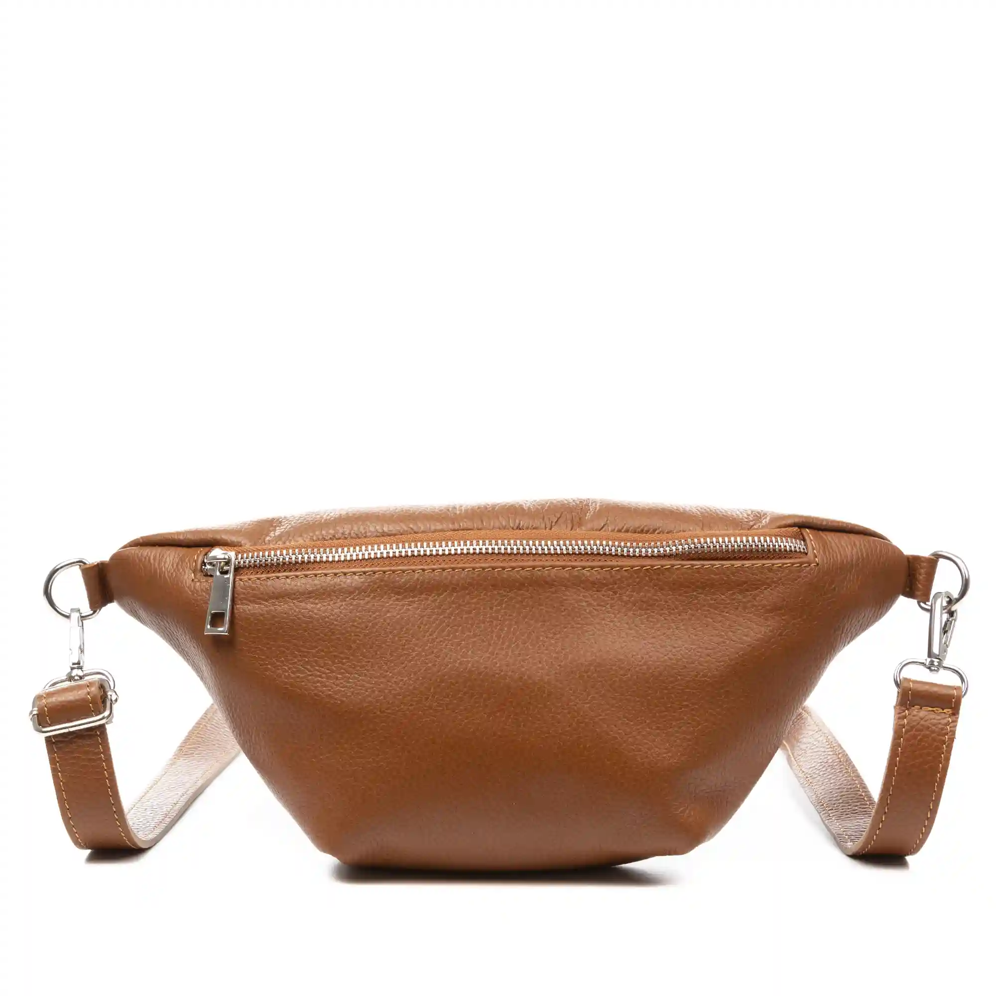 Firenze artegiani Amandola riñonera de moda Unisex. Piel auténtica Dollaro