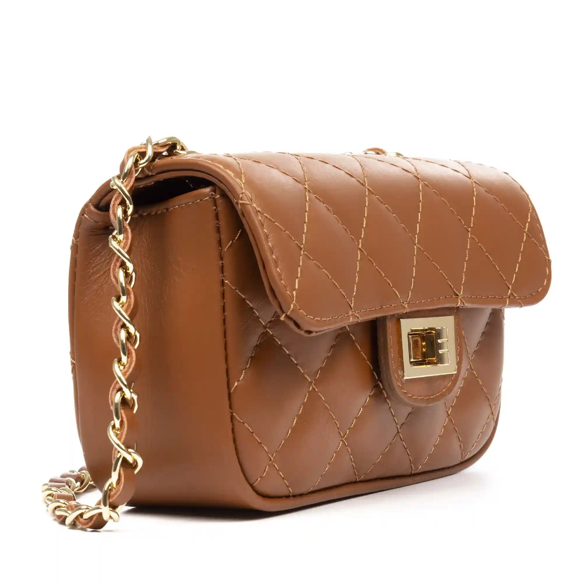 Firenze Artegiani Amaro Bolso Bandolera Mujer. Piel Auténtica Sauvage Acolchado