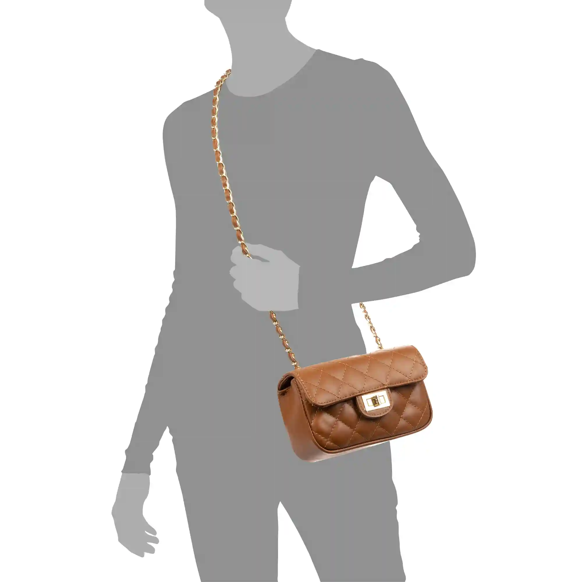 Firenze Artegiani Amaro Bolso Bandolera Mujer. Piel Auténtica Sauvage Acolchado