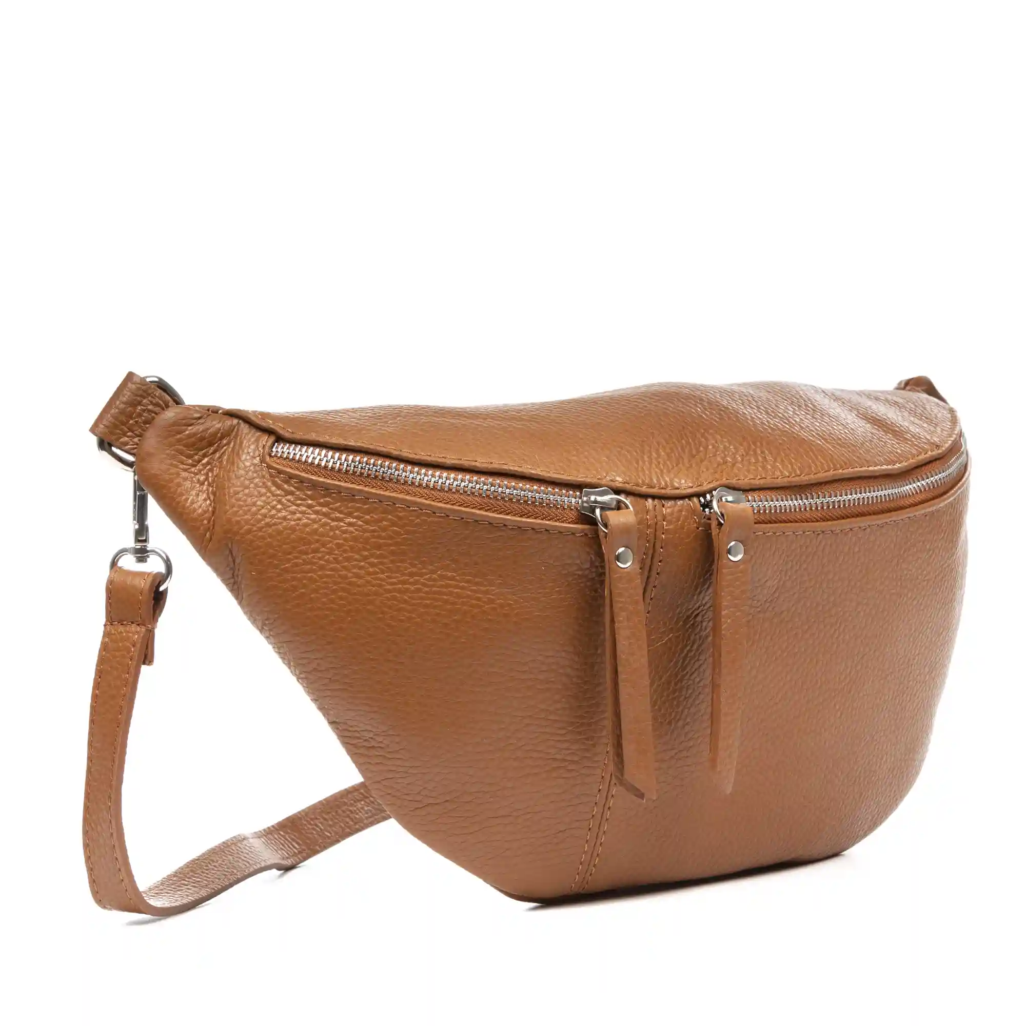 Firenze Artegiani Amaroni Riñonera De Moda Unisex. Piel Auténtica Dollaro