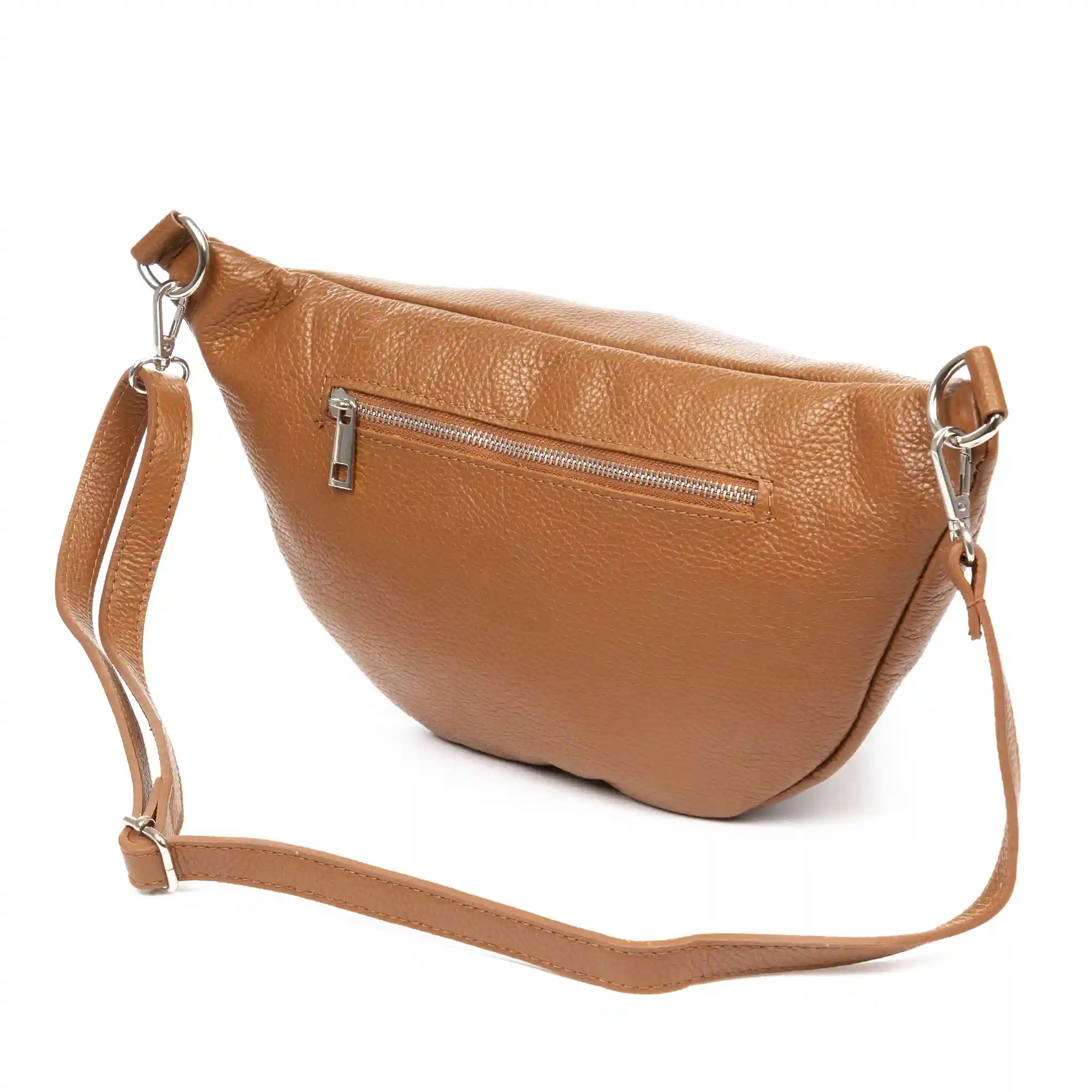 Firenze Artegiani Amaroni Riñonera De Moda Unisex. Piel Auténtica Dollaro