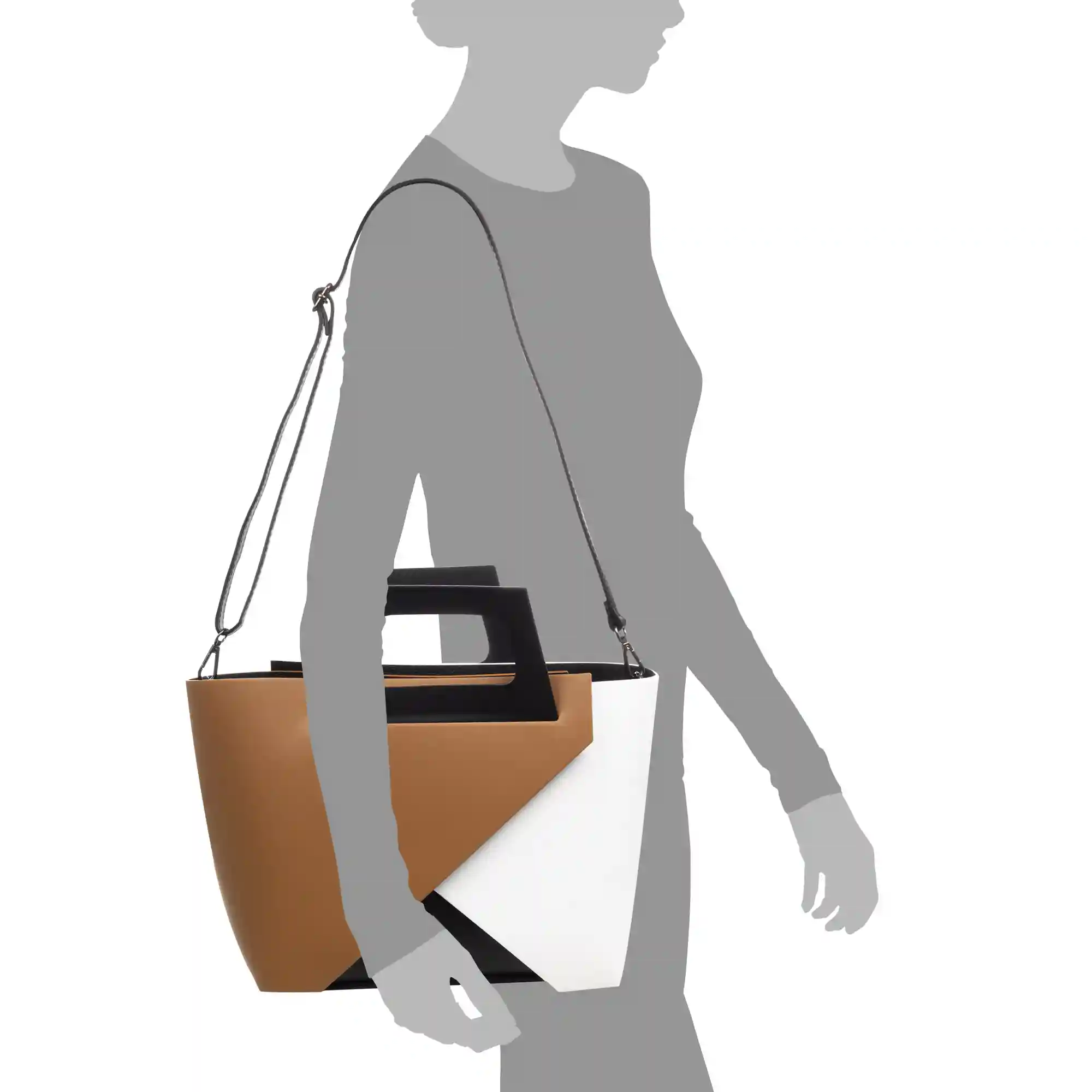 Firenze Artegiani Arcinazzo Bolso Shopper Mujer. Piel Auténtica Acabado Ruga