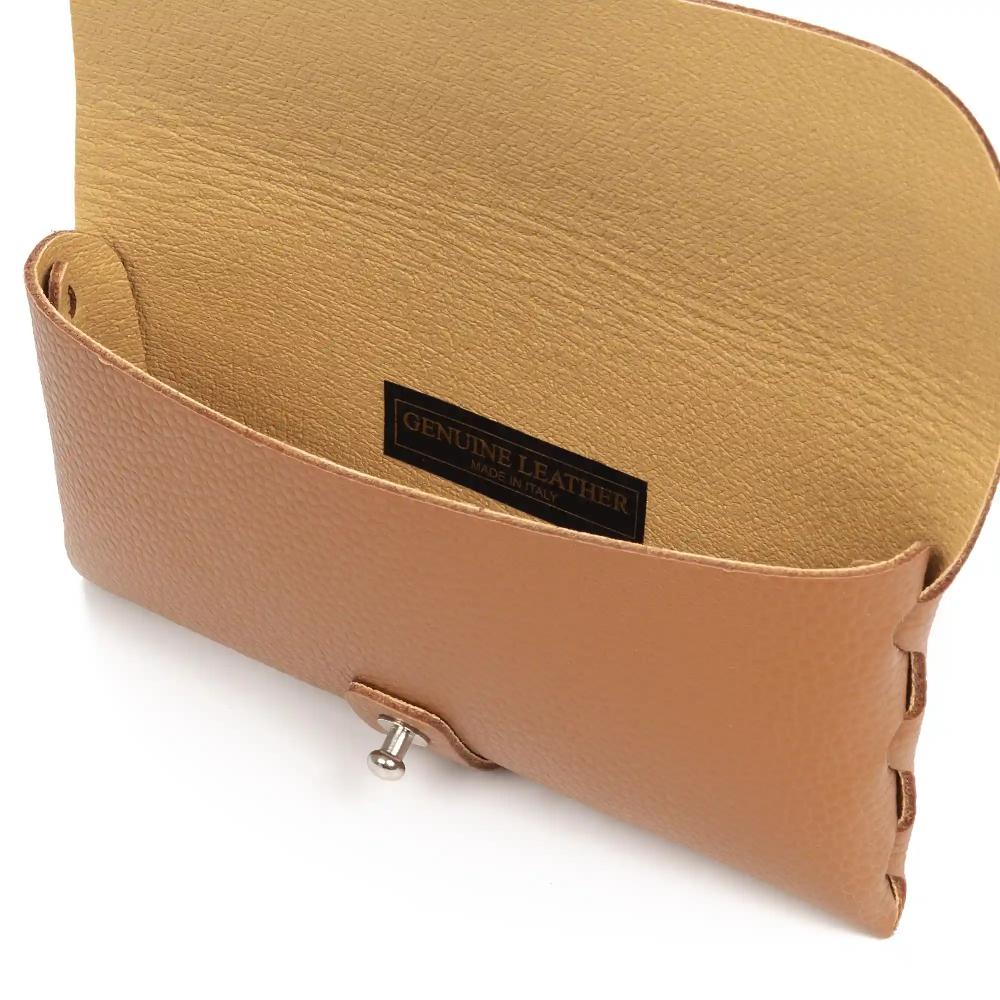 Firenze Artegiani Argelato Mini Bolso De Mano / Cartera Mujer. Piel Auténtica Dollaro