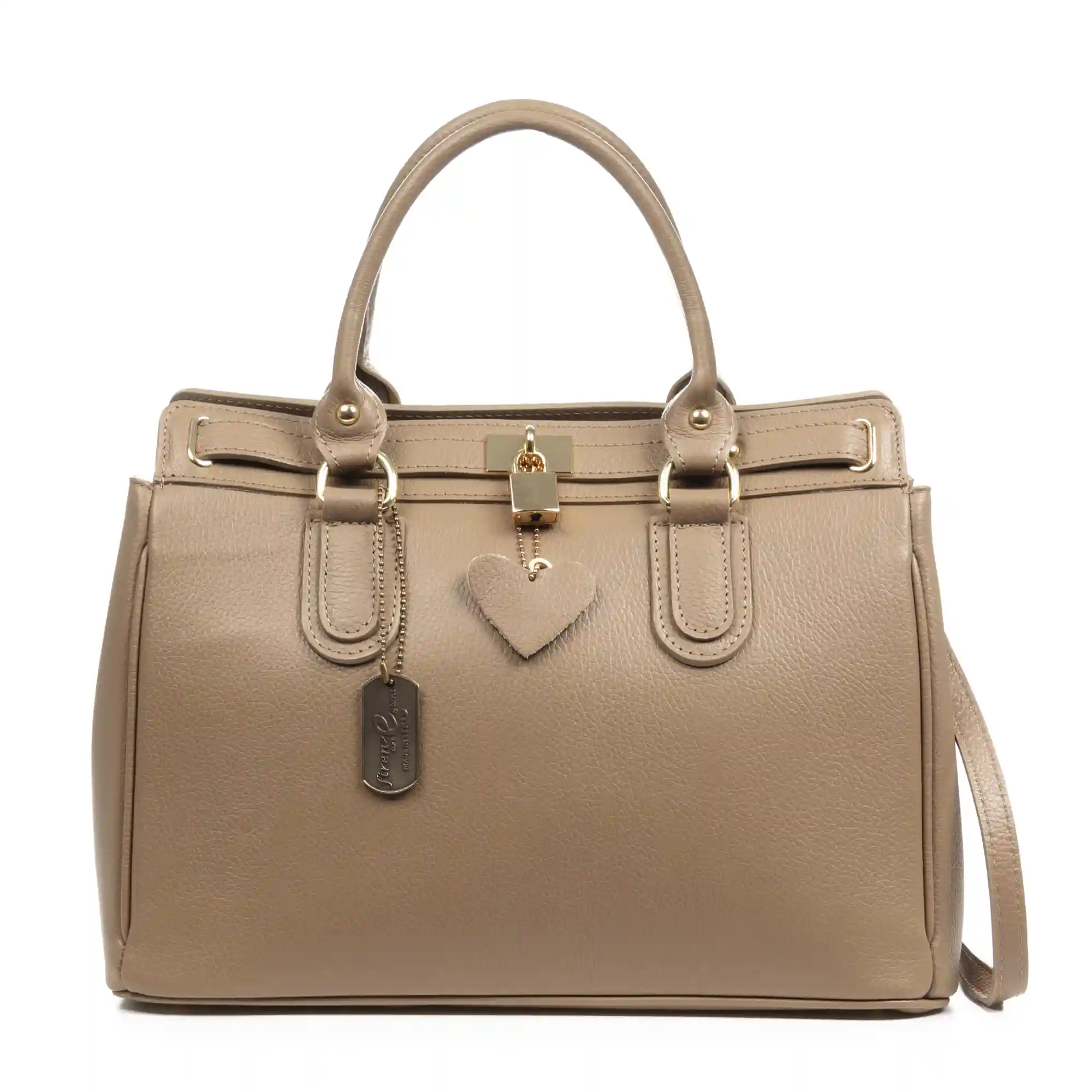 Firenze artegiani Arpaise bolso tote mujer. Piel Dollaro auténtica