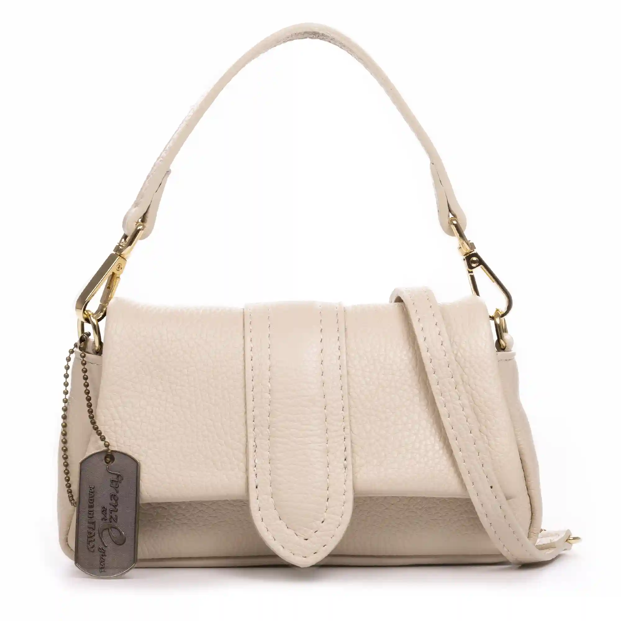 Firenze artegiani Artegna bolso de mano mujer. Piel auténtica Dollaro