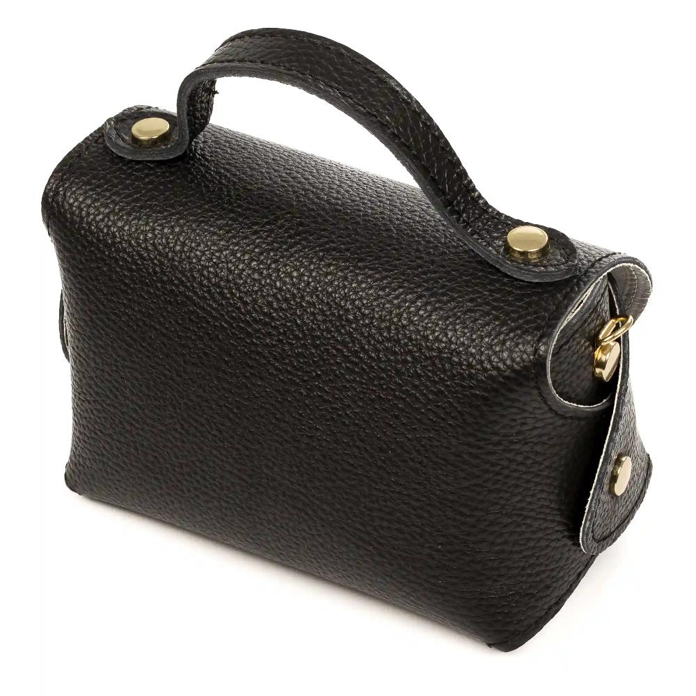 Firenze Artegiani Arzano Bolso Bandolera Piel Auténtica Dollaro Con Correa Metal. Cierre Exclusivo Madera