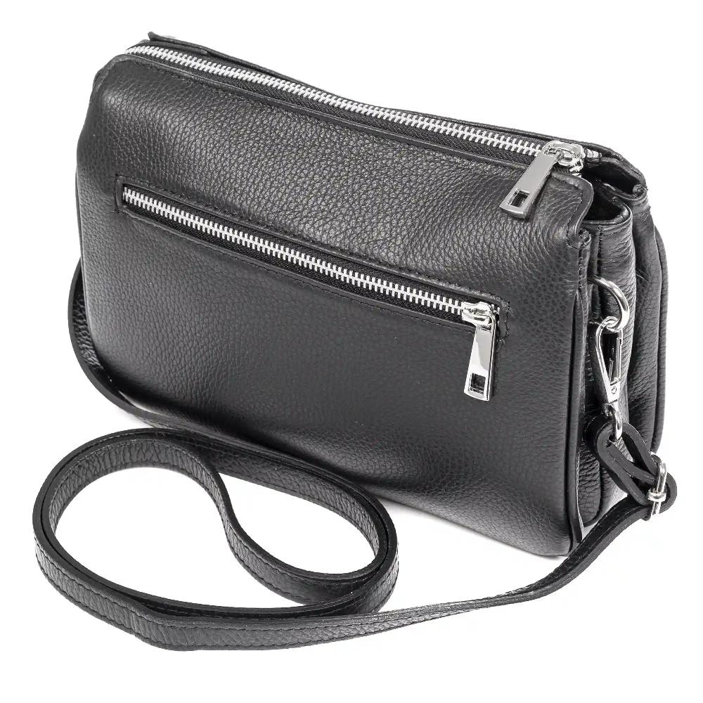 Firenze Artegiani Arzergrande Bolso Bandolera Piel Auténtica Dollaro Con Parte Frontal Grabado Cocodrilo