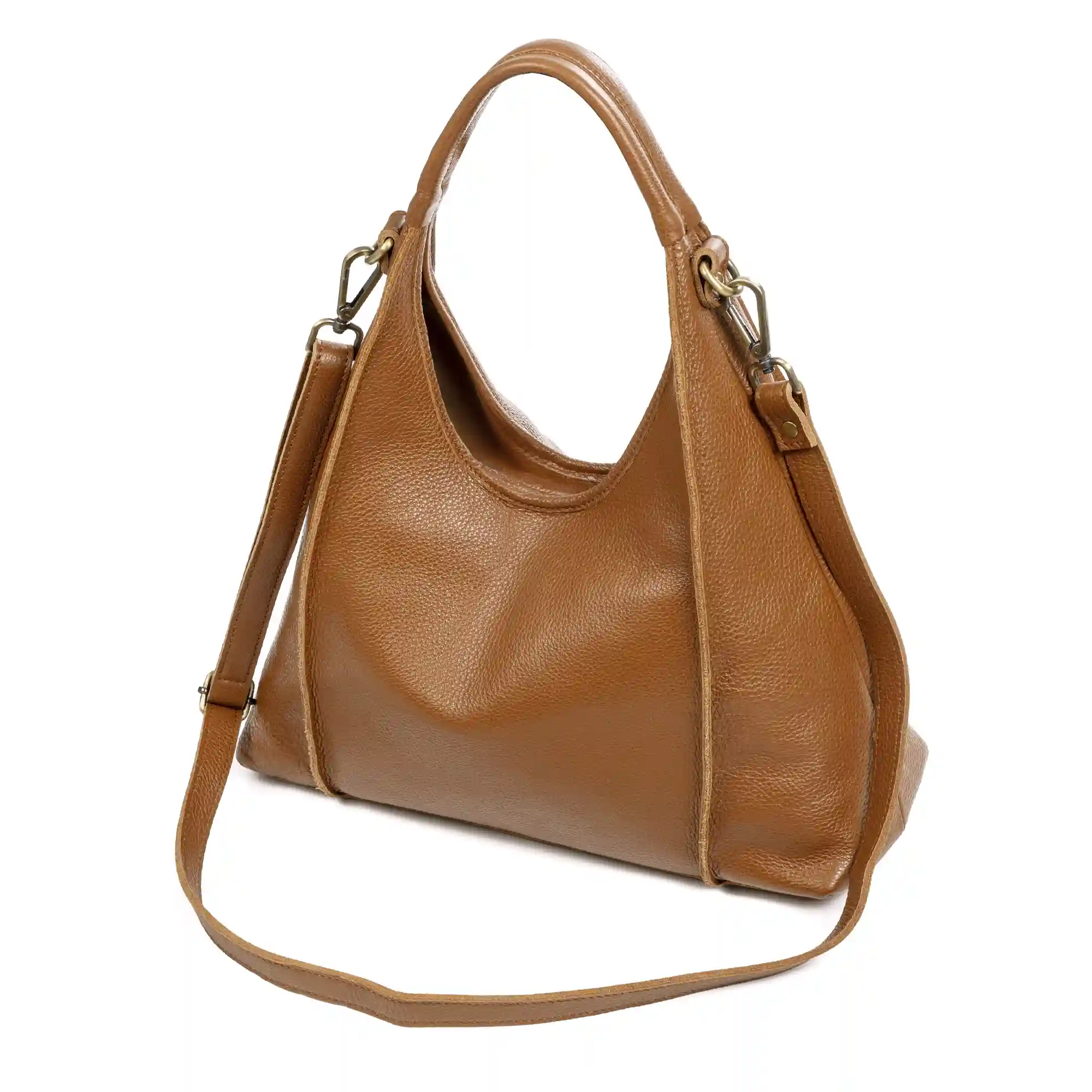 Firenze Artegiani Ascrea Bolso De Hombro Piel Auténtica Dollaro Con Correa Bandolera