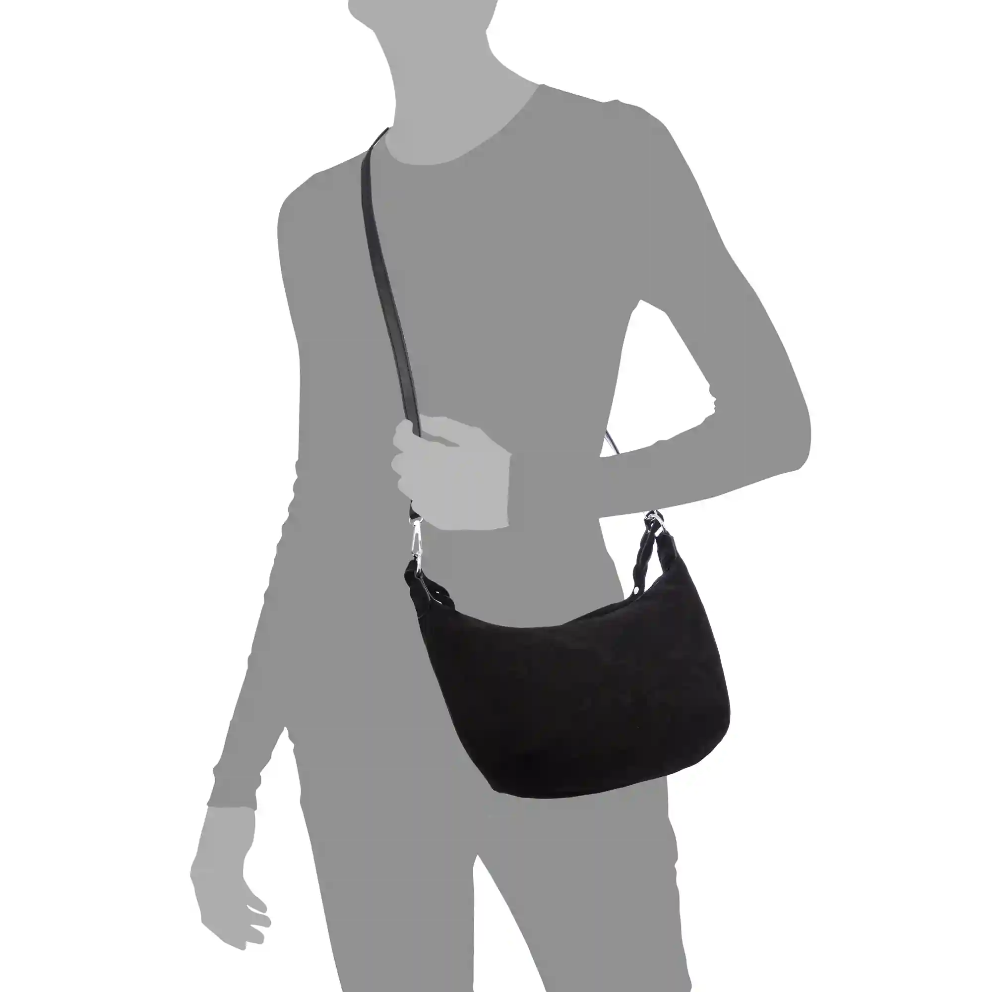 Firenze Artegiani Atessa Bolso Bandolera De Piel Auténtica Gamuza