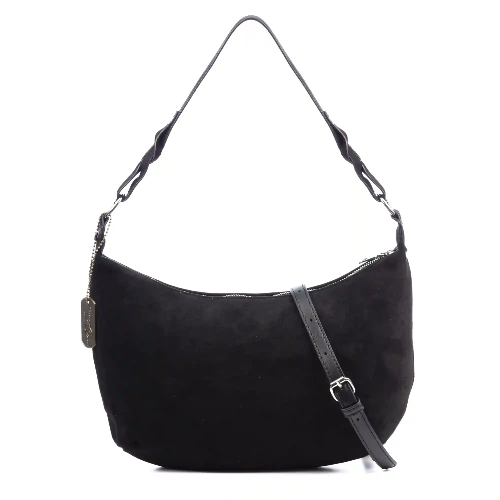 Firenze artegiani Atessa bolso bandolera de piel auténtica gamuza