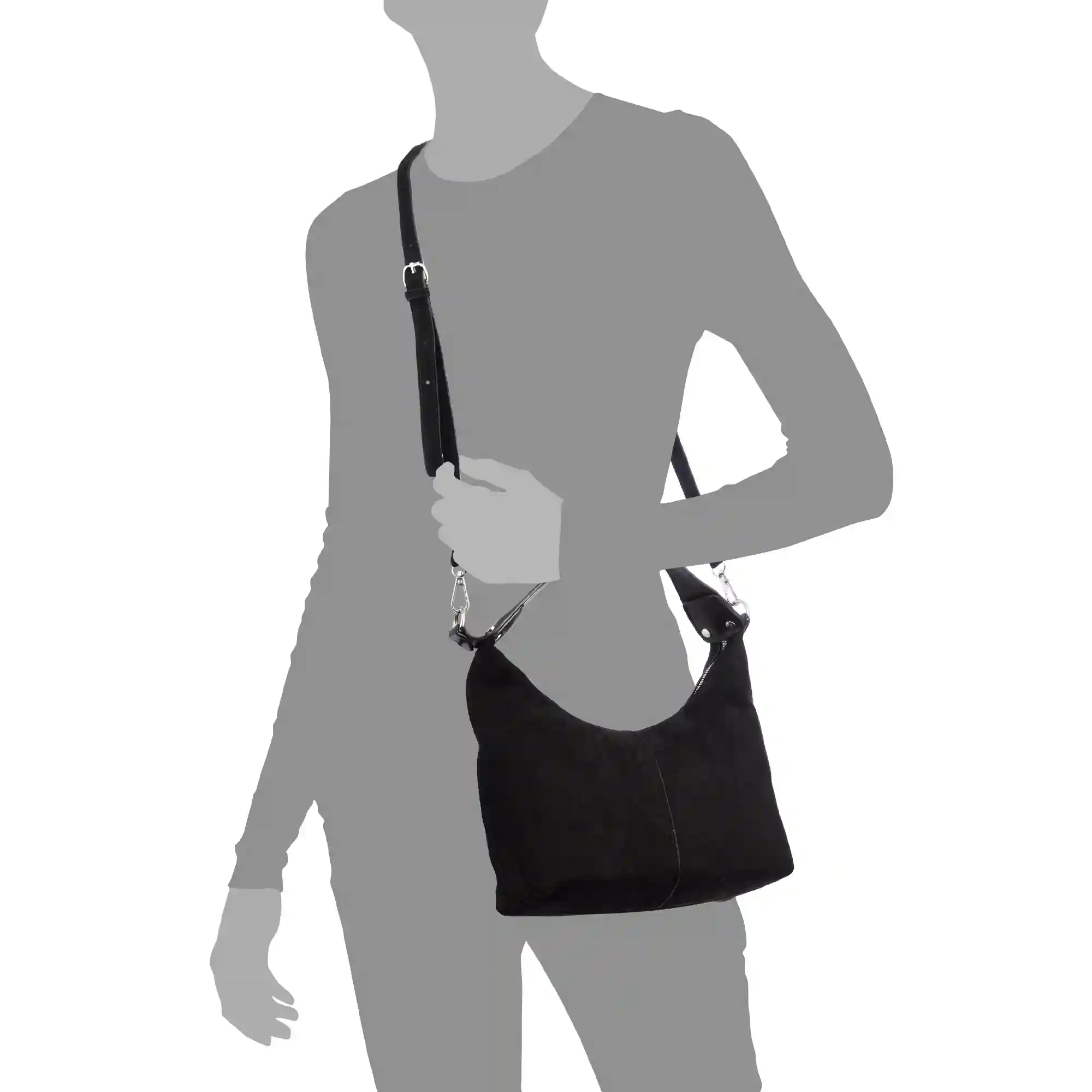 Firenze Artegiani Atina Bolso Bandolera De Piel Auténtica Gamuza