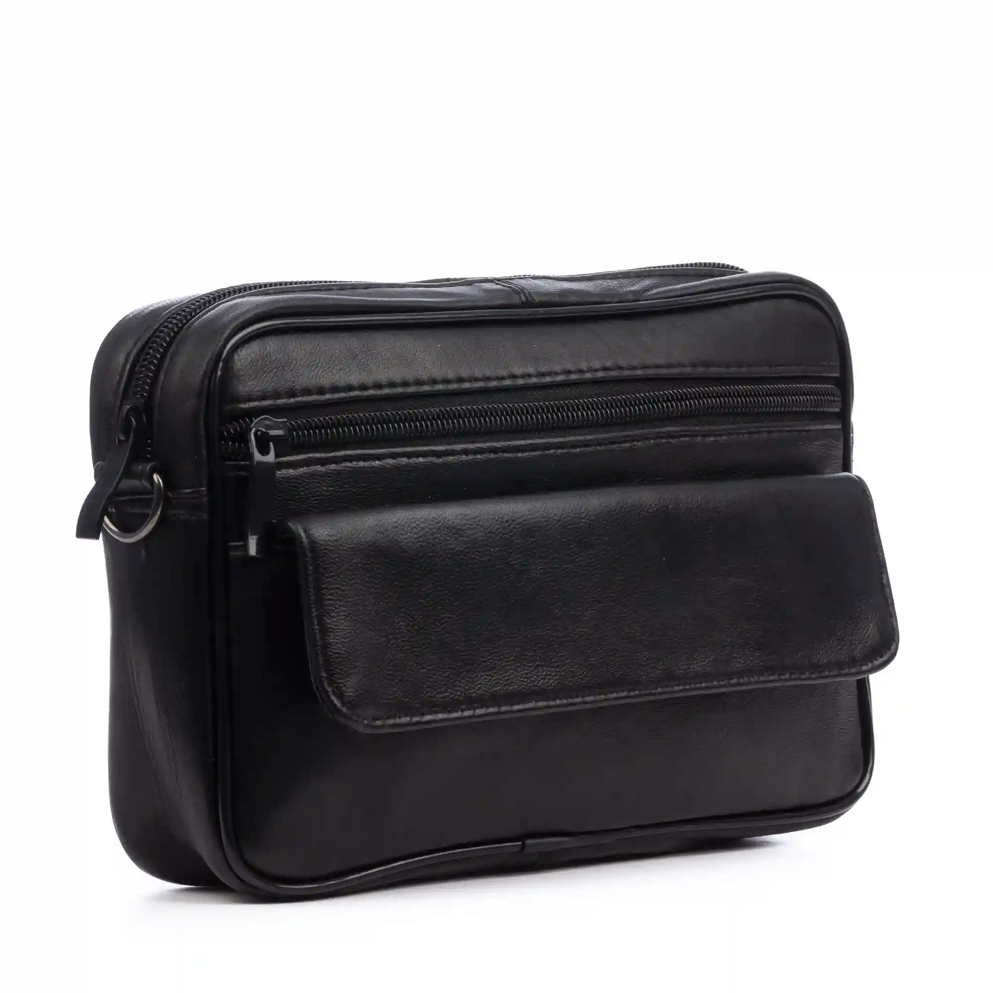 Firenze Artegiani Atri Bolso Bandolera Con 4 Compartimentos De Piel Dollaro