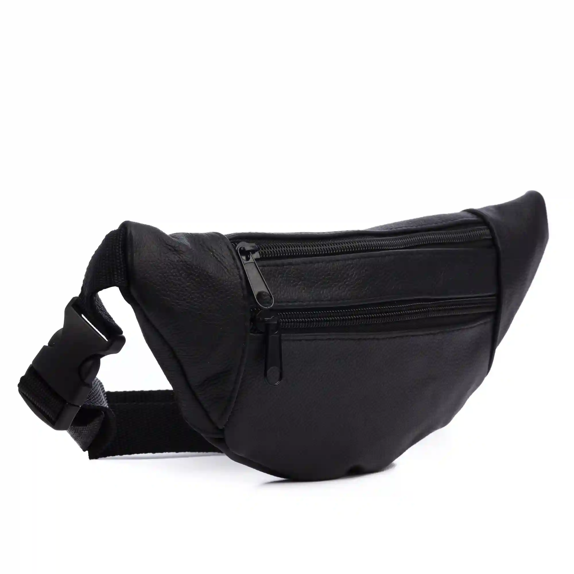 Firenze Artegiani Atripalda Riñonera Con Tres Compartimentos De Piel Dollaro