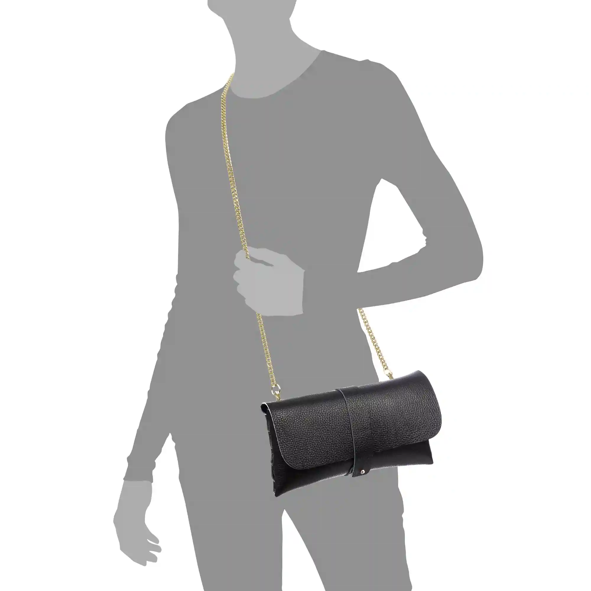 Firenze Artegiani Auronzo Bolso De Bandolera Mujer. Piel Auténtica Acabado Dollaro