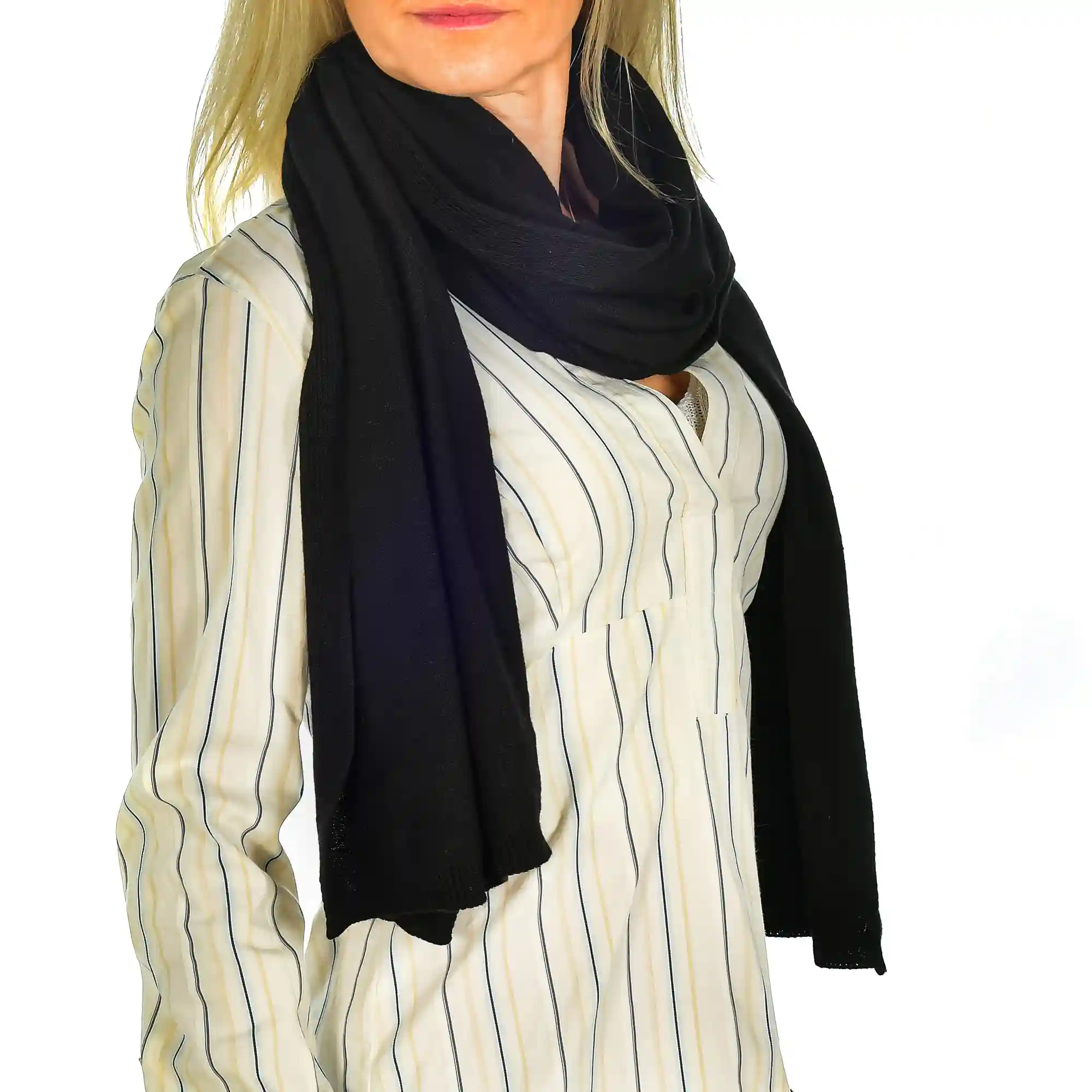 Firenze Artegiani Bufanda Eco-cachemir Monocolor. Made In Italy