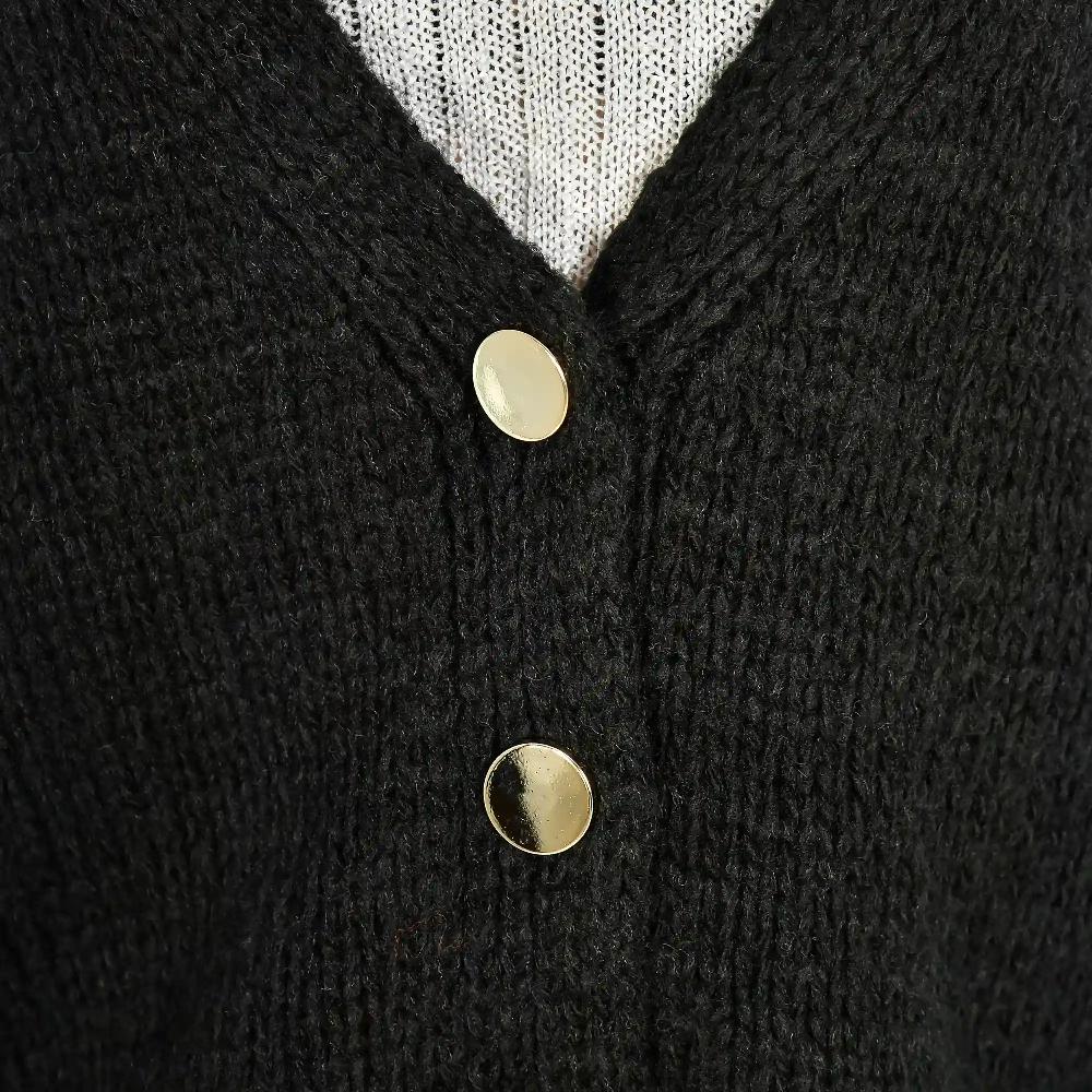 Firenze Artegiani Cárdigan Corto De 4 Botones Talla única. Made In Italy