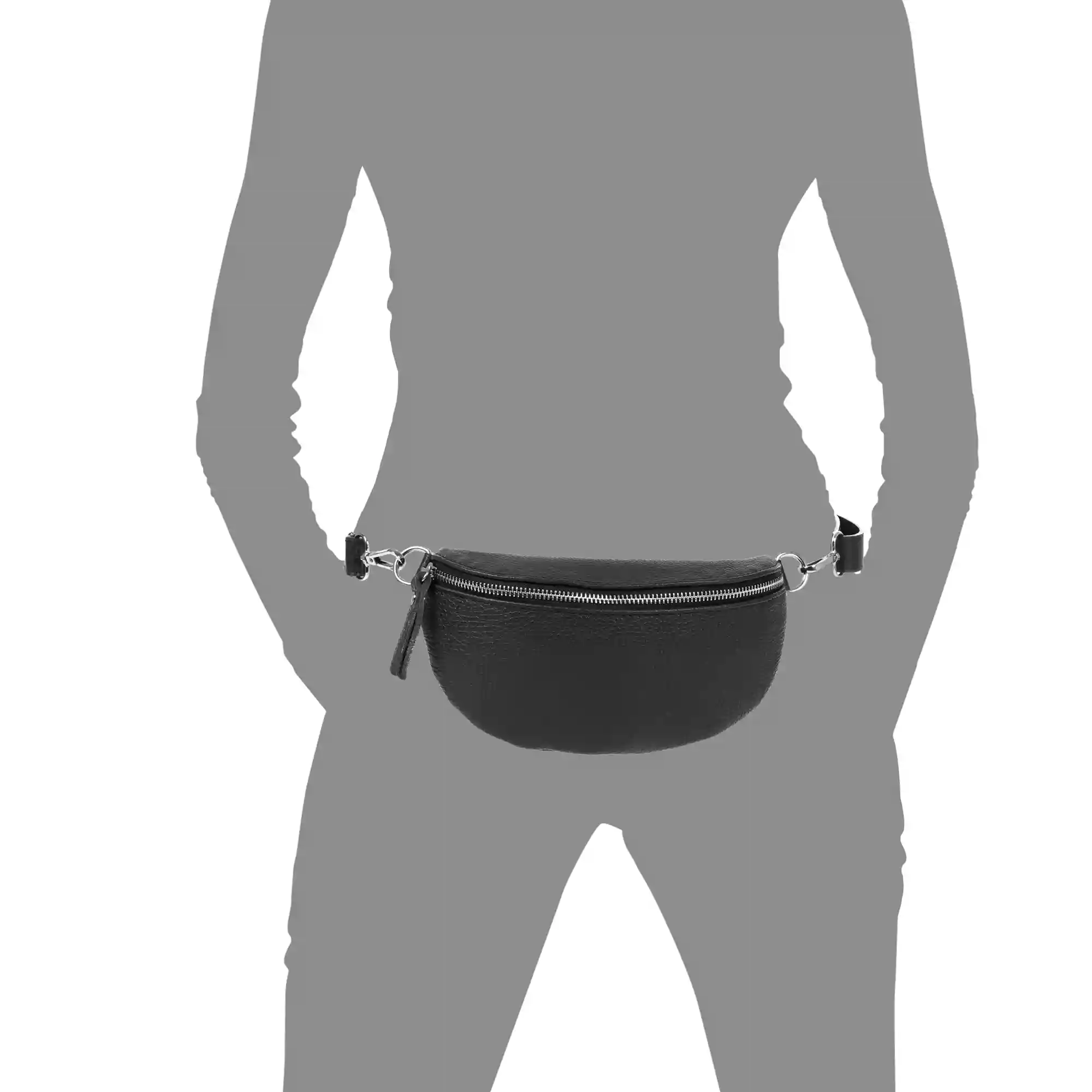 Firenze Artegiani Chiara Riñonera De Moda Unisex.Piel Auténtica Dollaro