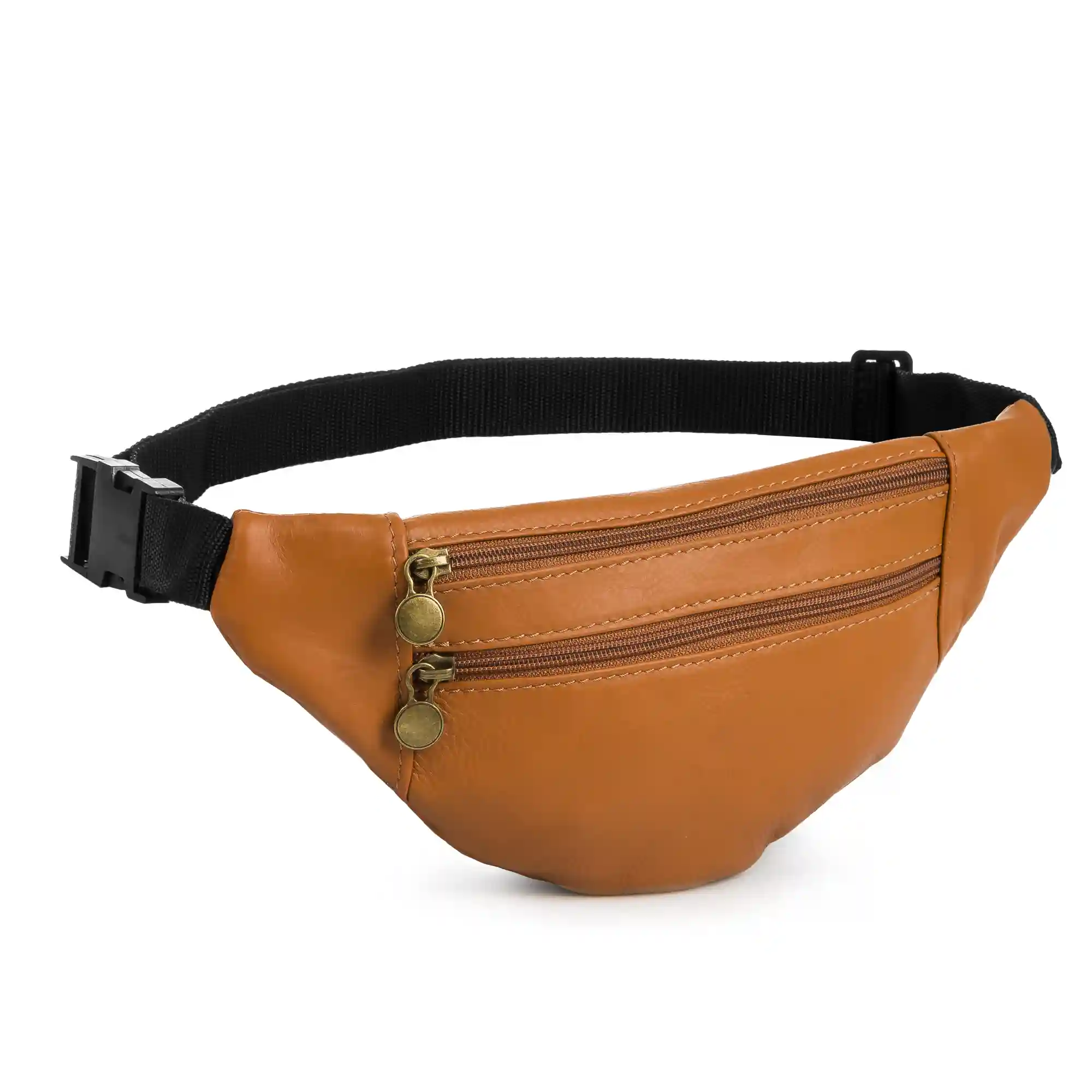 Firenze Artegiani Clara Riñonera De Moda Unisex.Piel Auténtica Sauvage