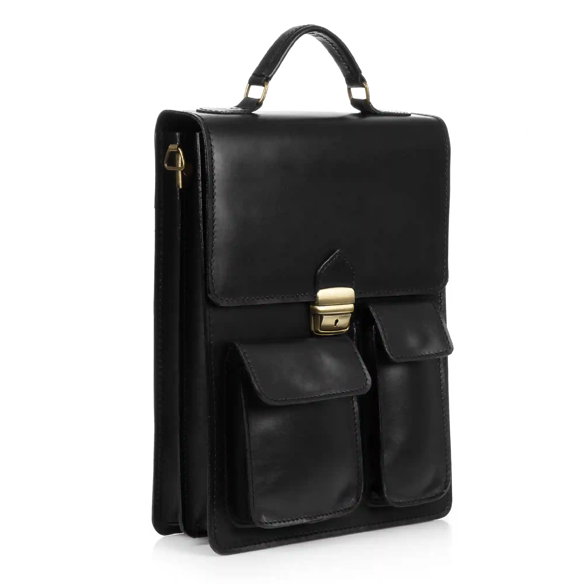 Firenze Artegiani Fiorino Maletin Unisex.Piel Auténtica Tamponato