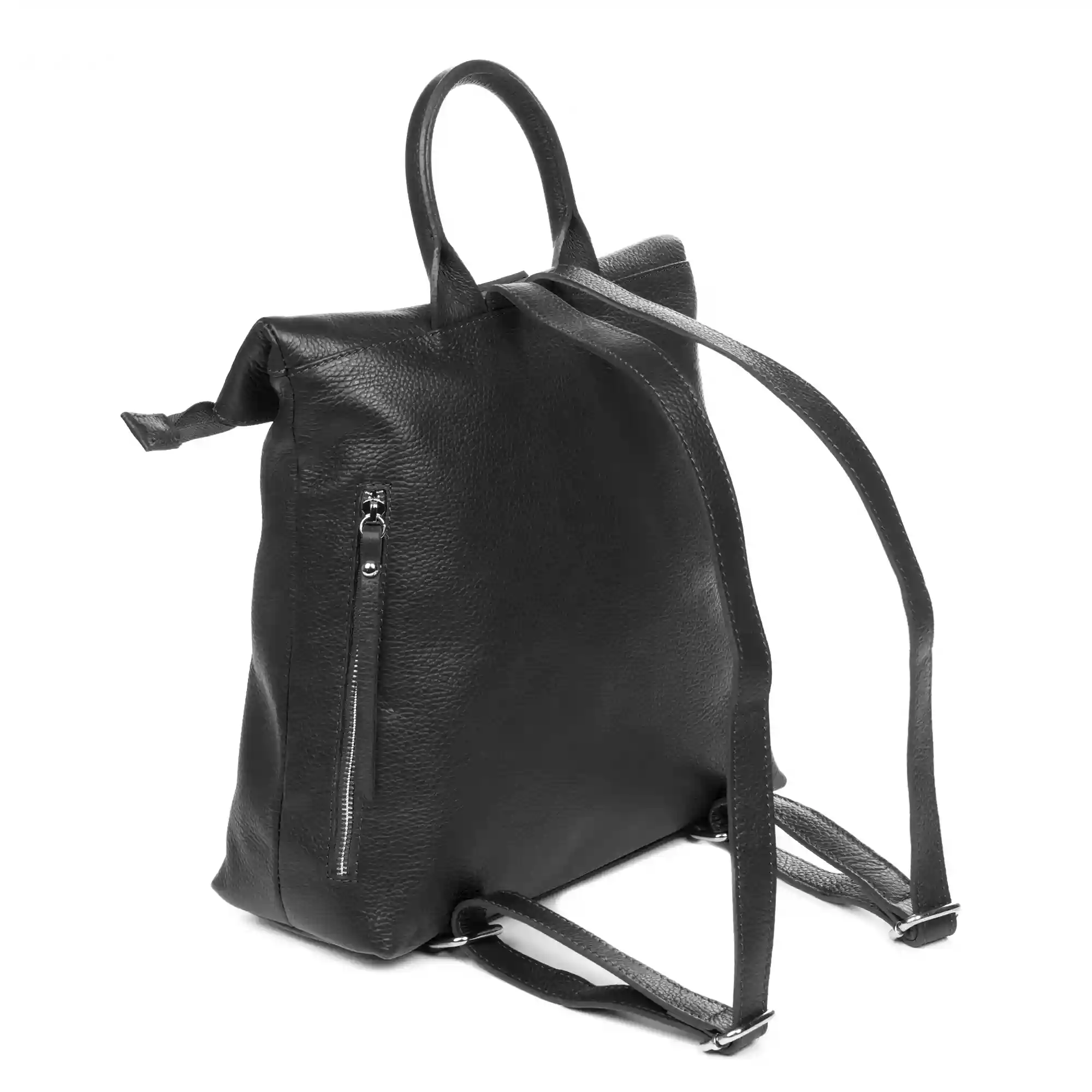 Firenze Artegiani Foca Bolso Mochila Mujer.Piel Auténtica Dollaro