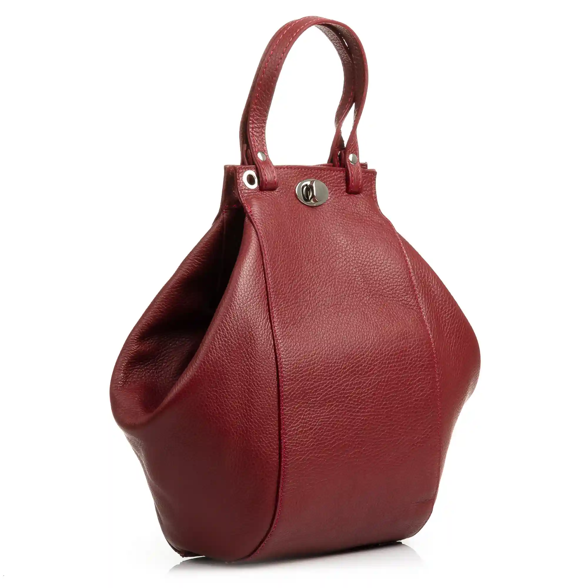 Firenze Artegiani Giusta Bolso De Hombro Mujer. Piel Auténtica Dollaro