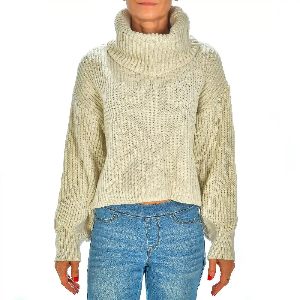 Firenze artegiani Jersey cuello vuelto talla única. Made in Italy