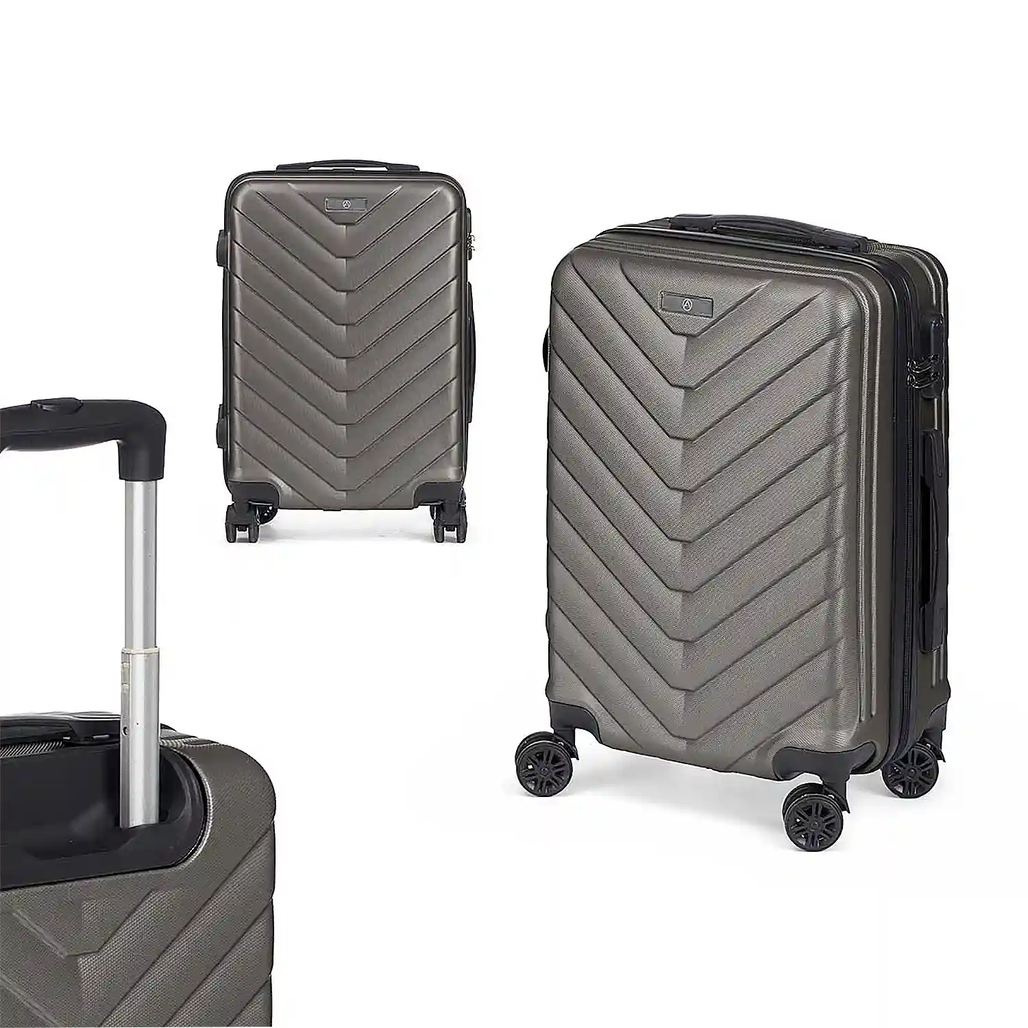 Firenze Artegiani Maleta Trolley De Cabina En ABS Ligera Y Resistente. Diseño Escamas