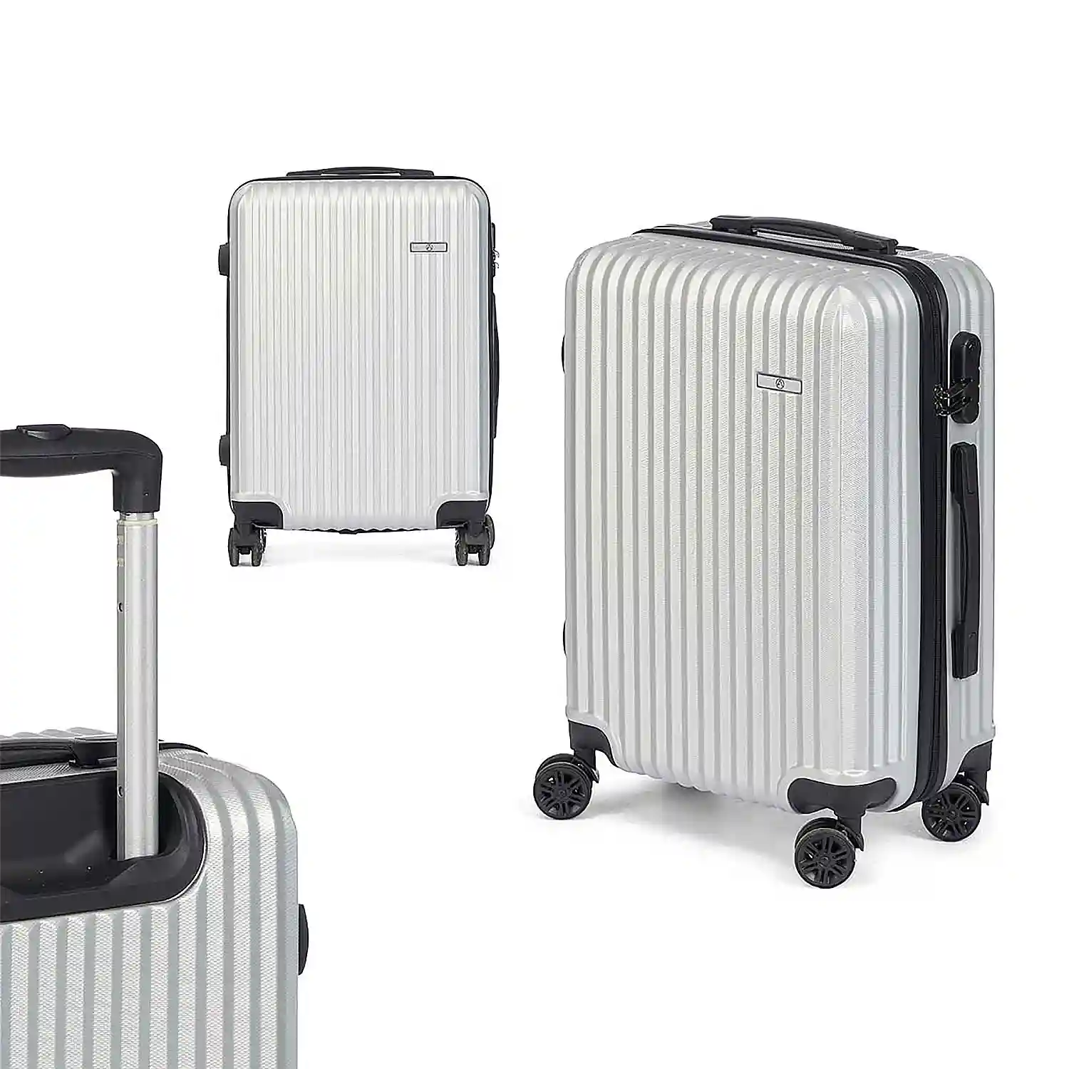 Firenze Artegiani Maleta Trolley De Cabina En ABS Ligera Y Resistente. Diseño Listón