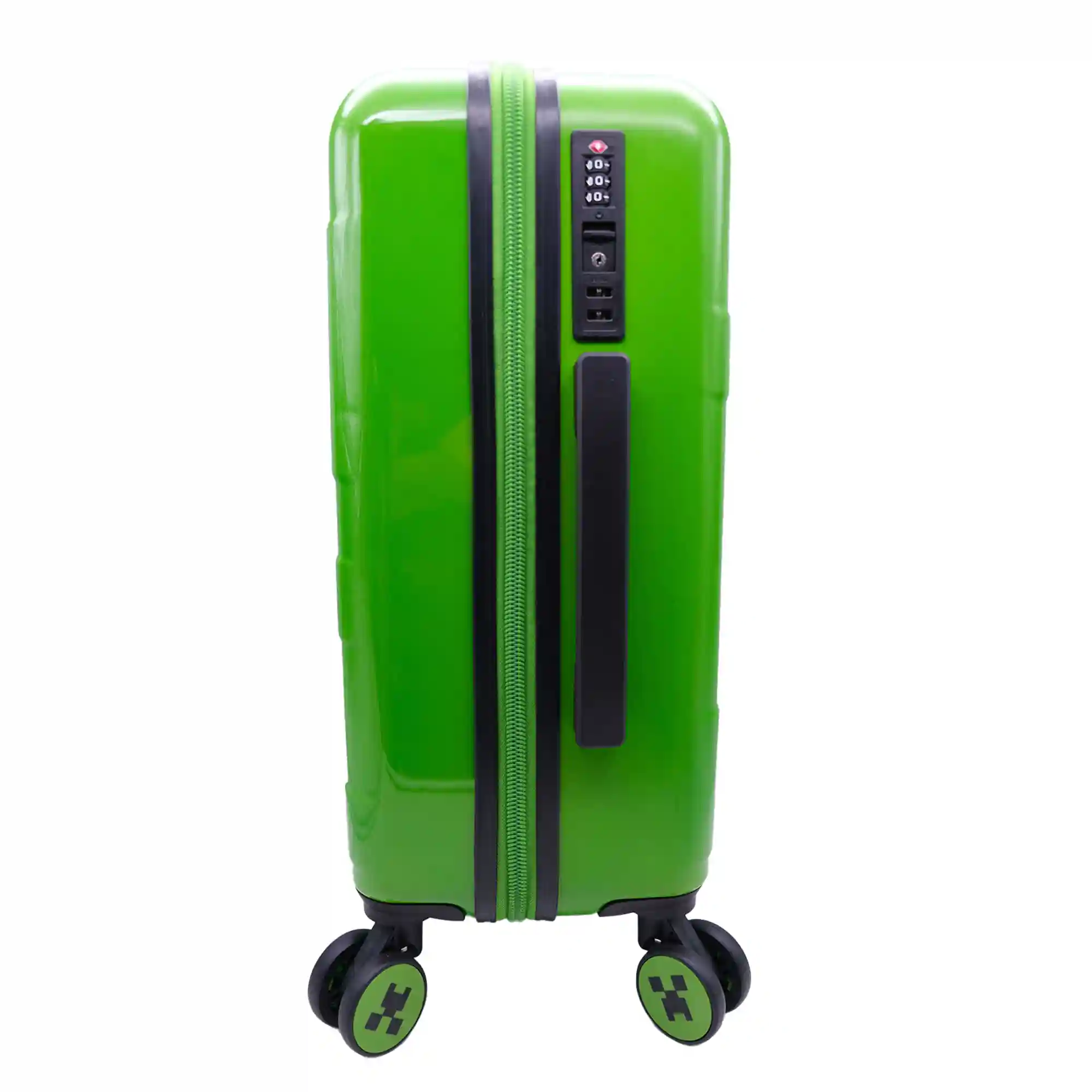 Firenze Artegiani Minecraft Trolley Cabina. 4 Ruedas Giratorias Y Multidireccionales. Material Policarbonato Termoformado Con Diseño Minecraft. Incluye Candado TSA De Combinación