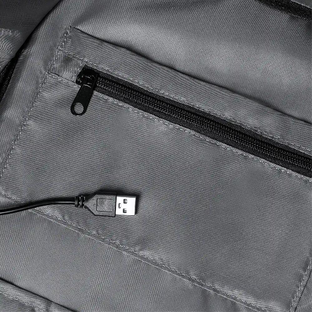 Firenze Artegiani Mochila Antirrobo Conexión USB. Acolchada. Bolsillo Acolchado Para Portátil Y Tablet